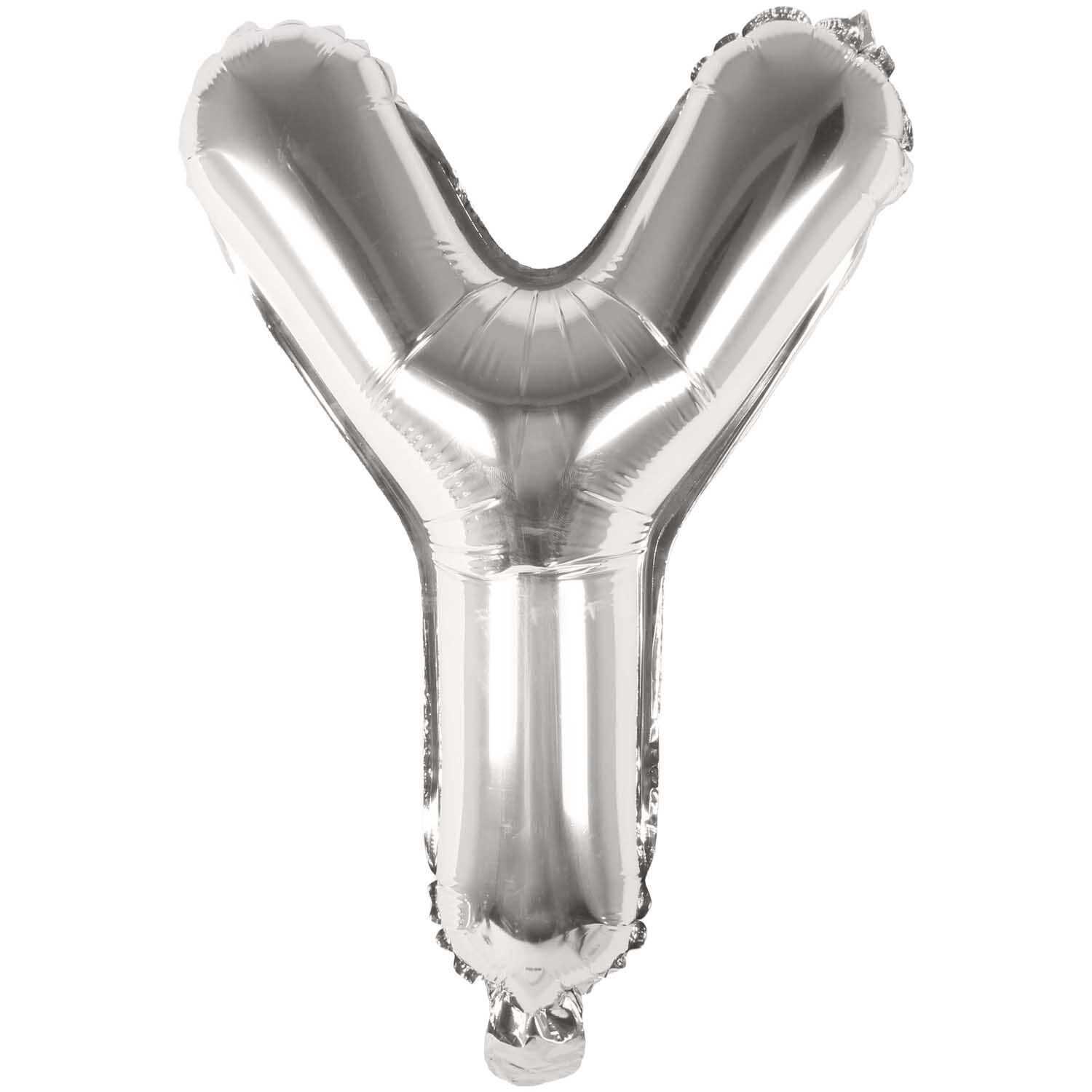 Folienballon Buchstabe silber 36cm