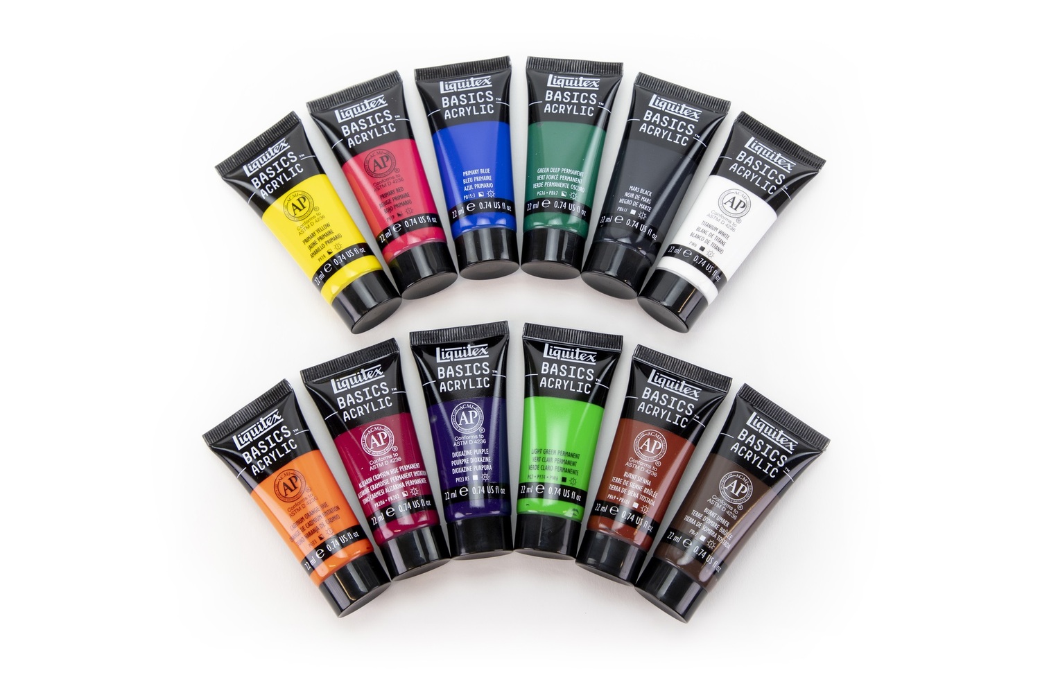 Basics Acrylfarben Set 12x22ml