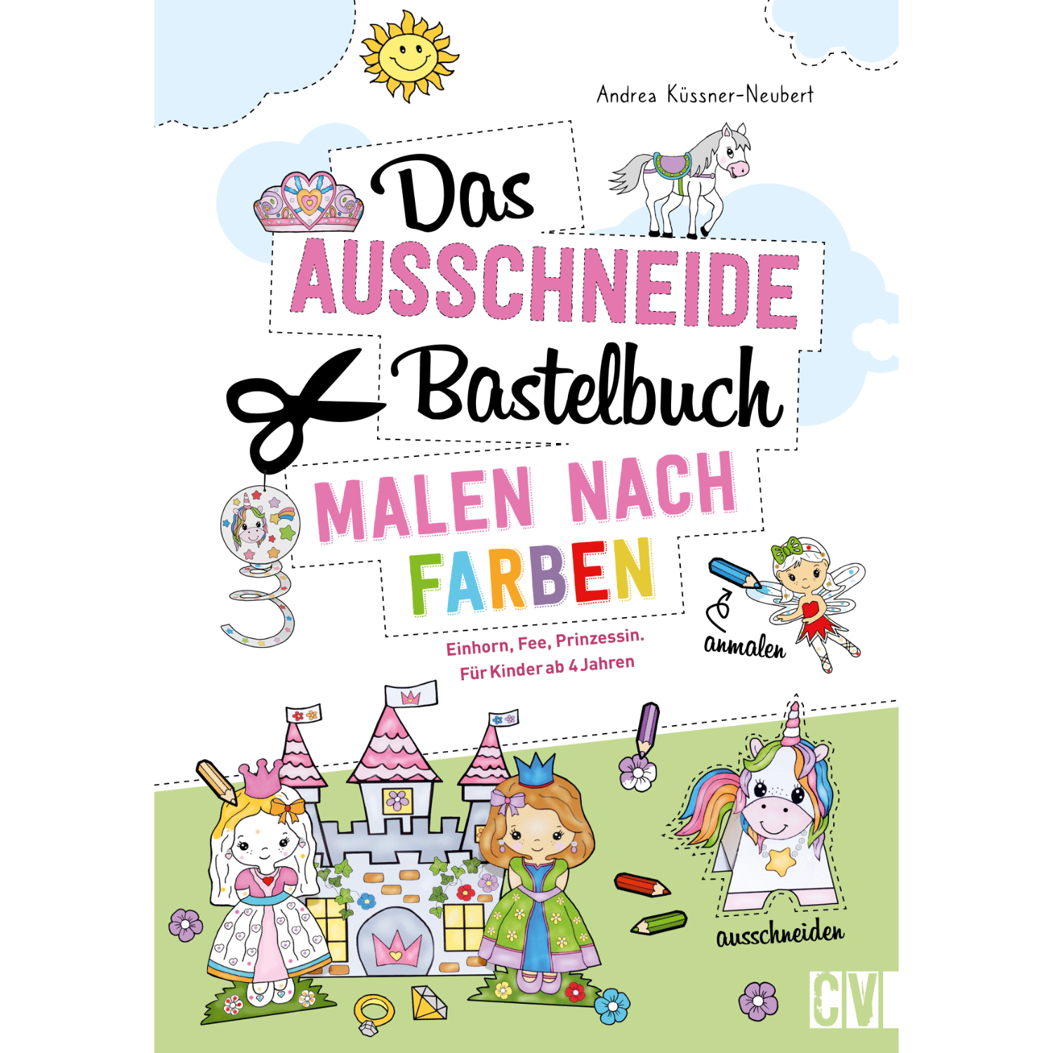 Das Ausschneide-Bastelbuch Malen nach Farben