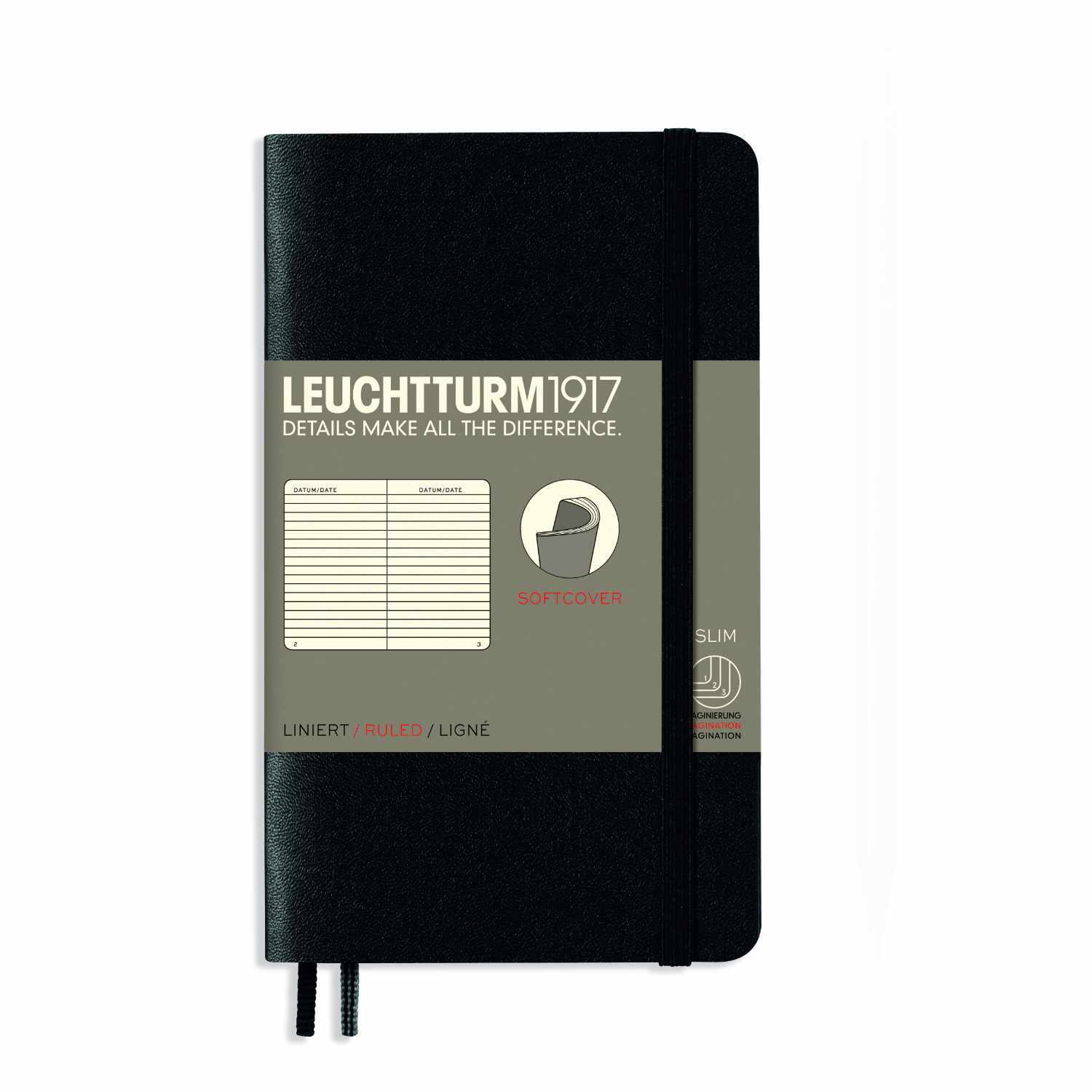 Notizbuch Pocket liniert Softcover A6