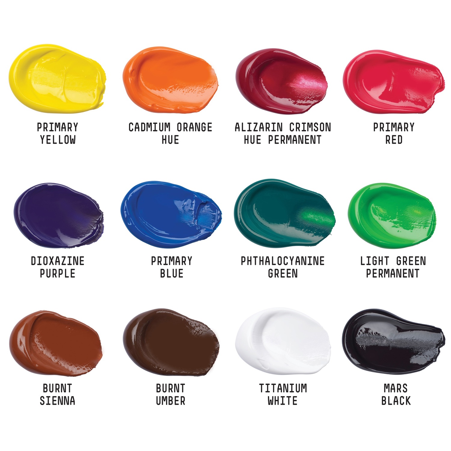 Basics Acrylfarben Set 12x22ml