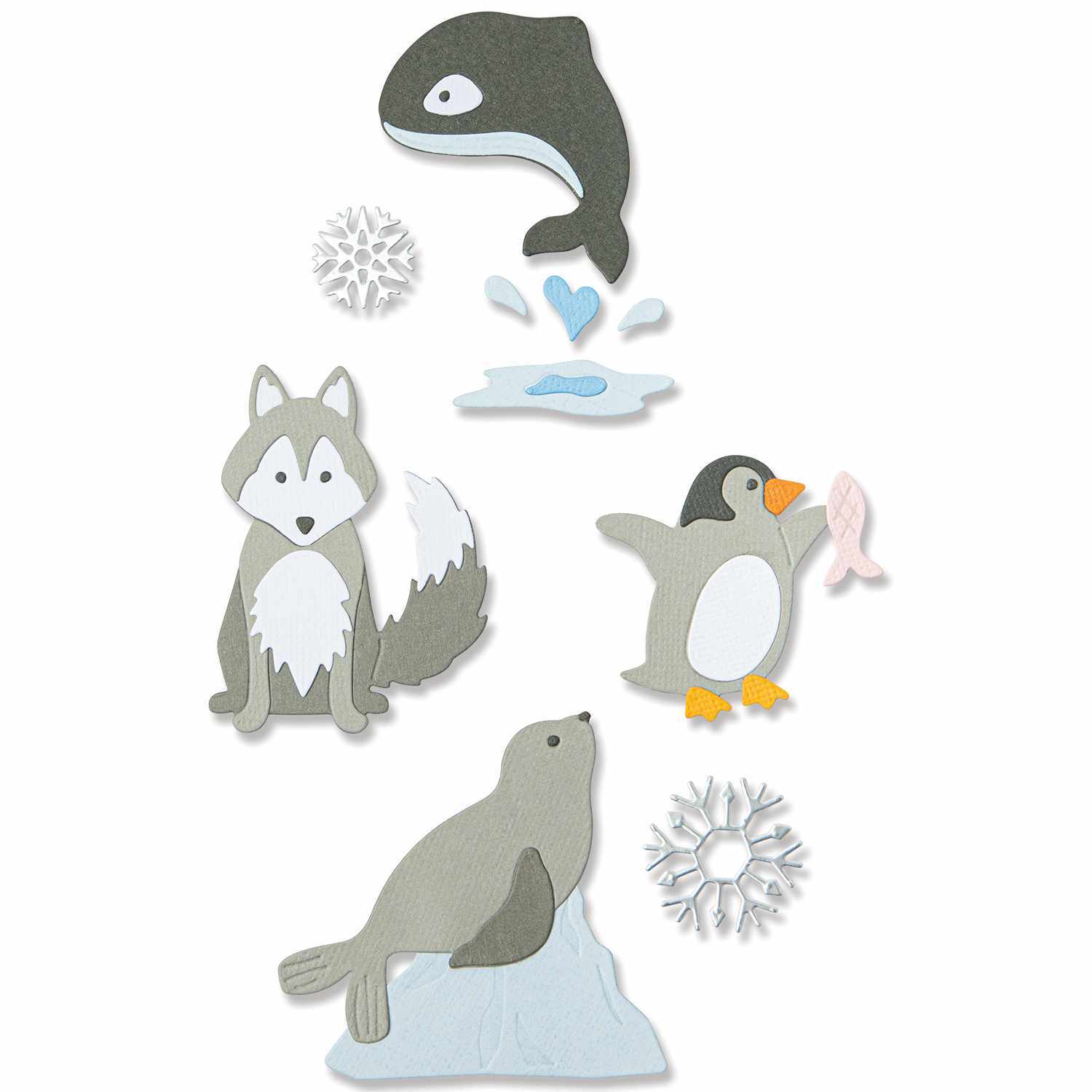 Thinlits Die Set Arctic Animals by Jennifer Ogborn