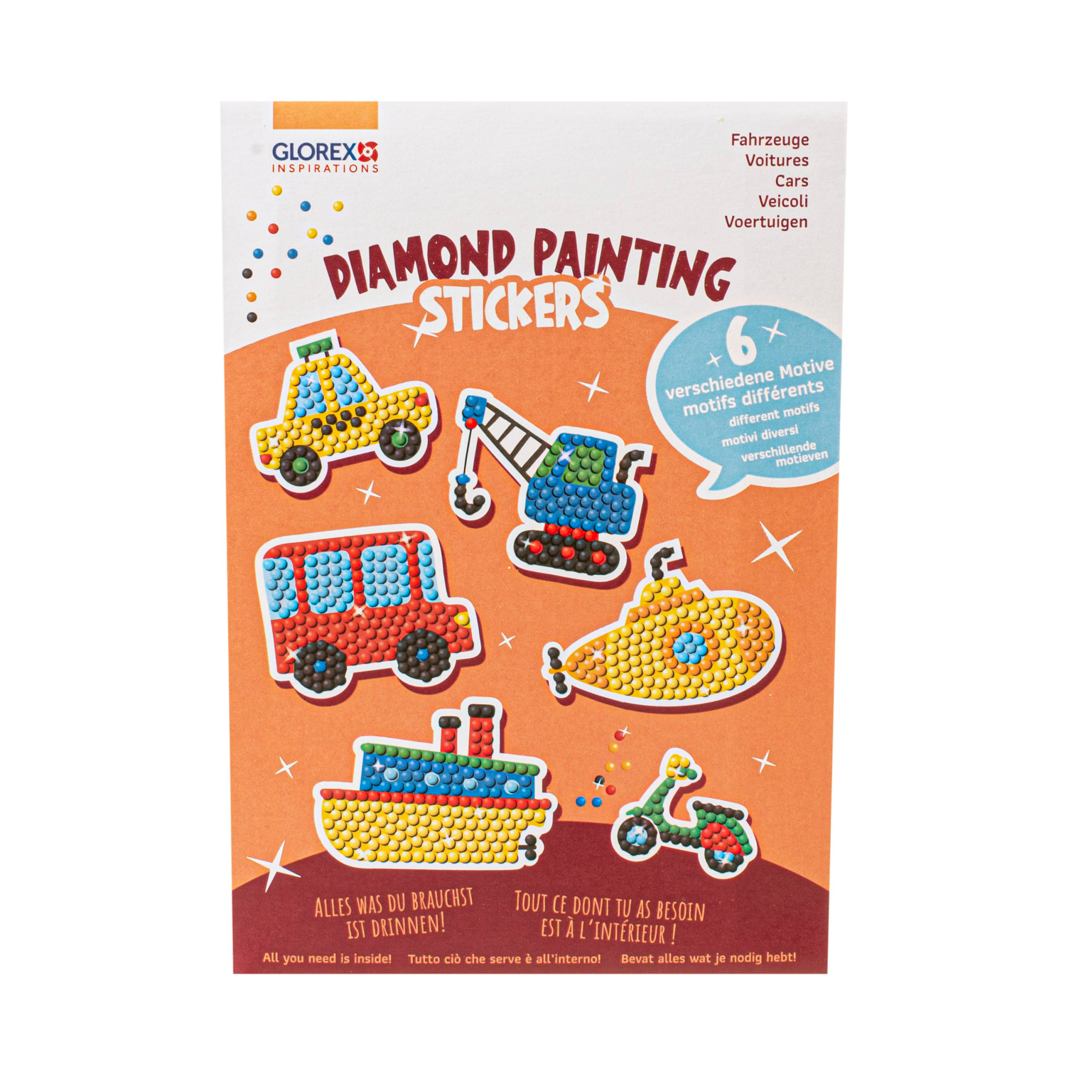 Diamond Painting Sticker Fahrzeuge