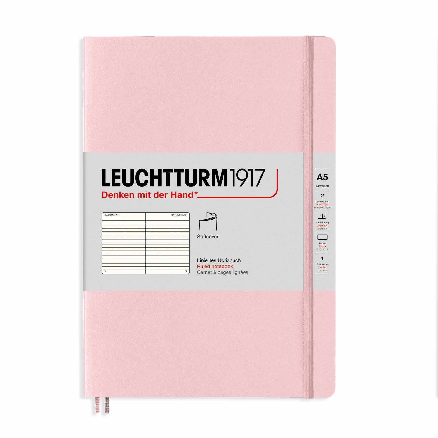 Notizbuch Medium liniert Softcover A5