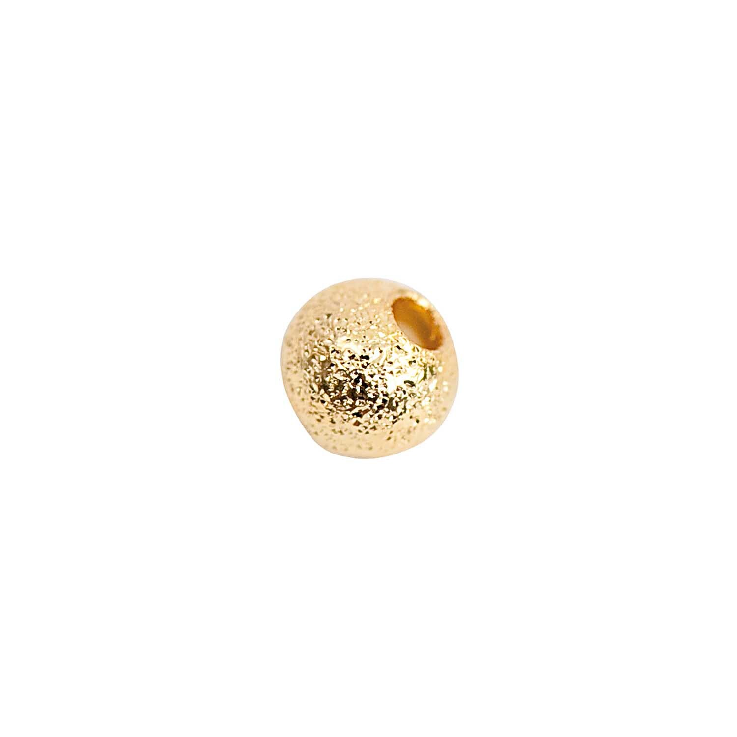 Kugel rau gold 4mm 20 Stück