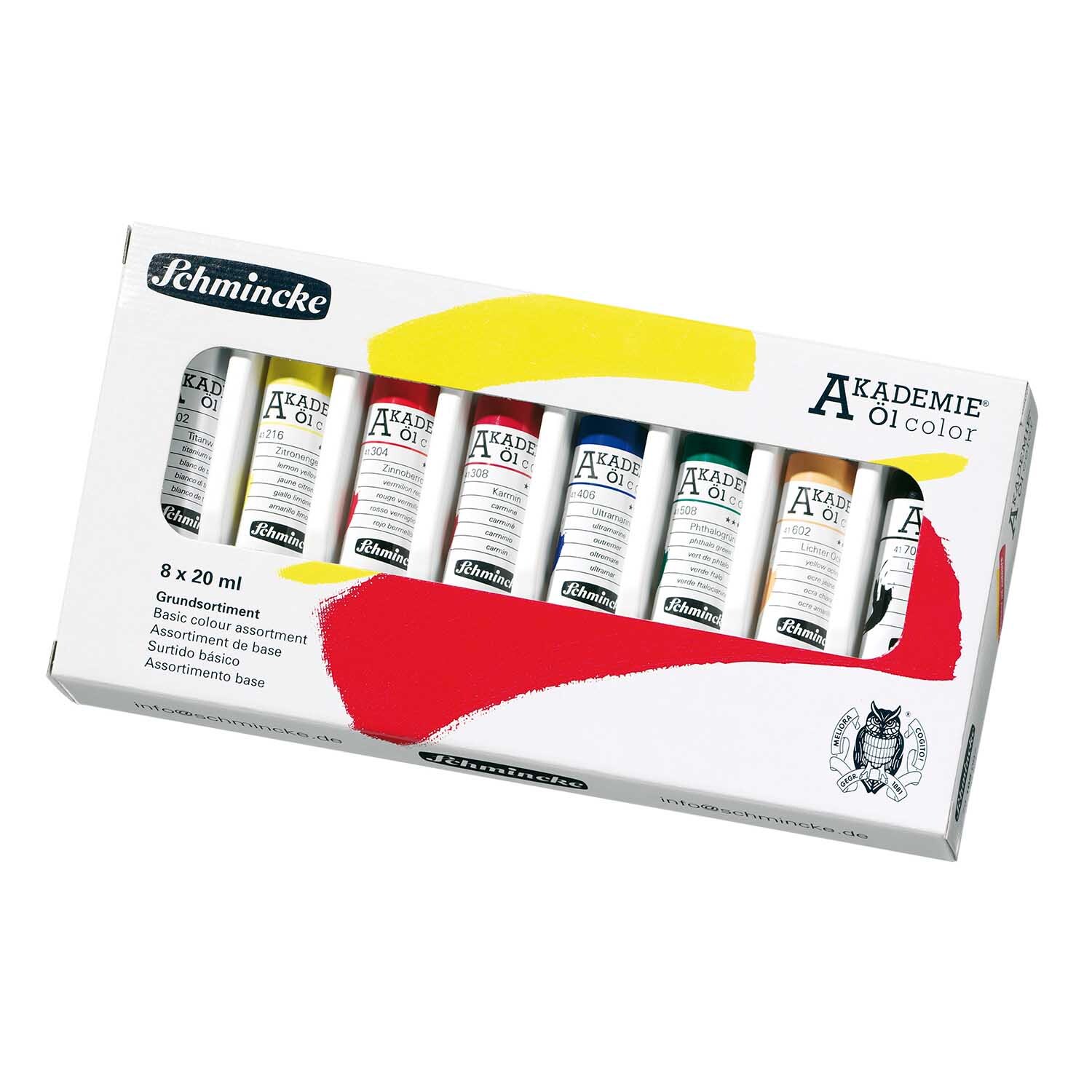 Akademie Öl Color Set 8x20ml