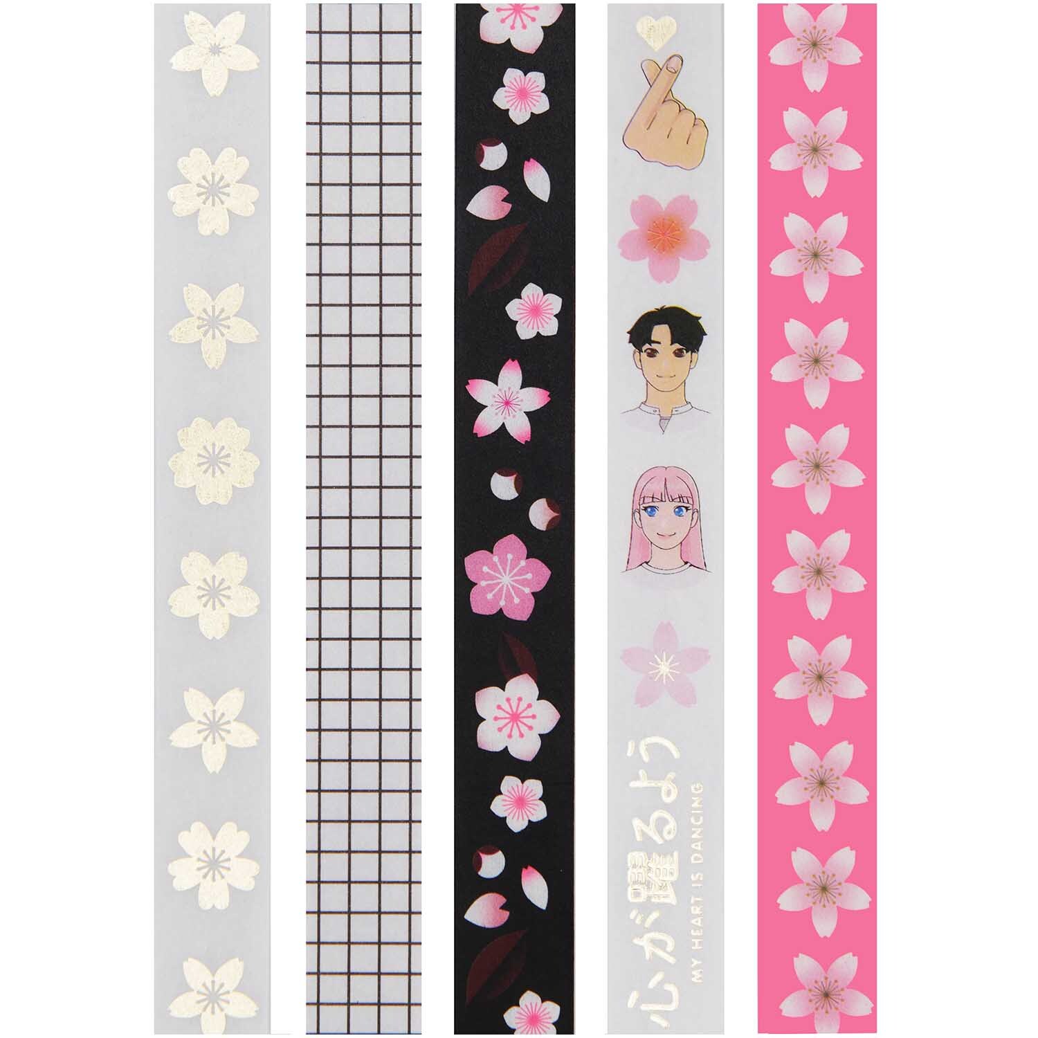 Paper Poetry Tape Set Manga 5teilig