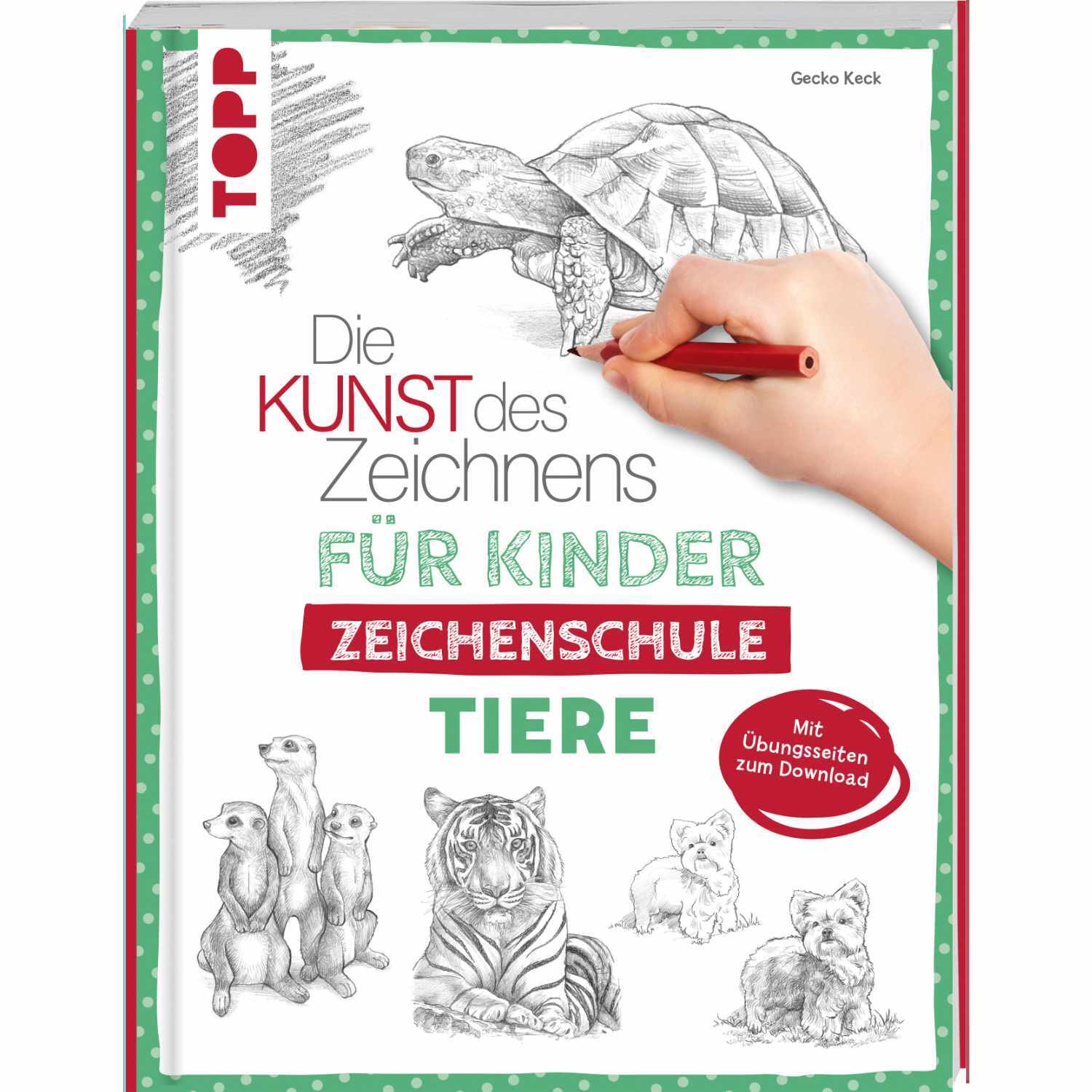 Die Kunst des Zeichnens für Kinder - Zeichenschule Tiere