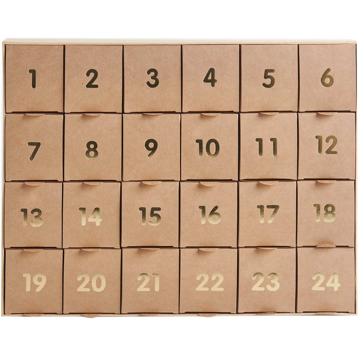 Adventskalender zum Befüllen 36,5x29x6cm