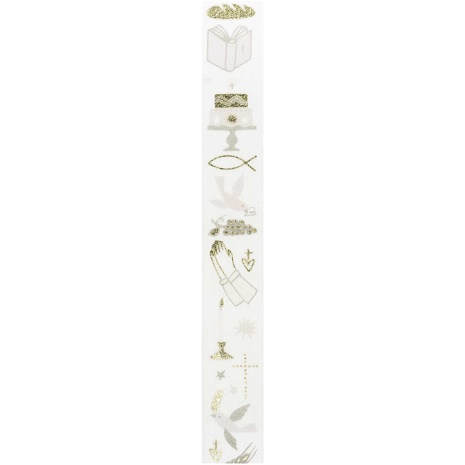 Paper Poetry Tape Christliche Symbole 1,5cm 10m