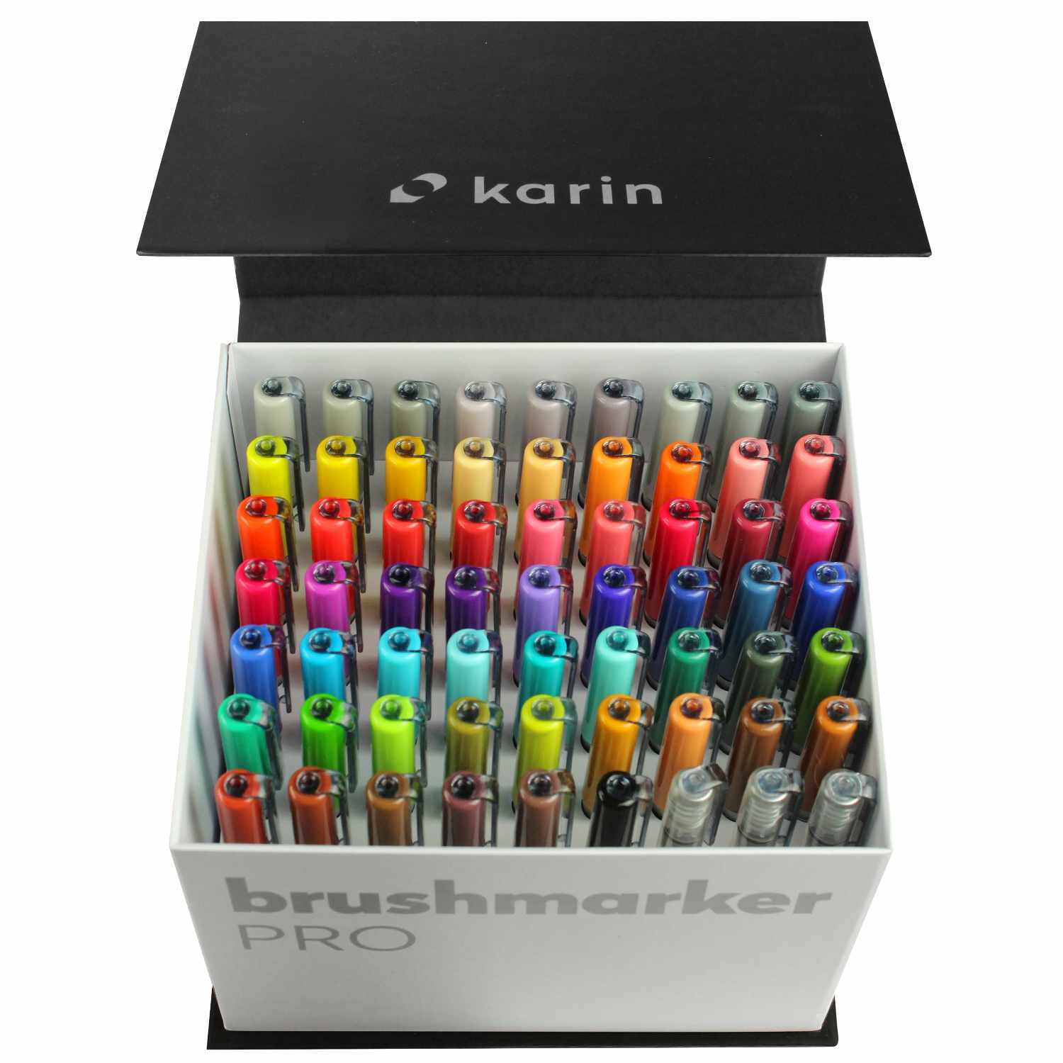 Brushmarker PRO Mega Box 60 Farben + 3 Blender