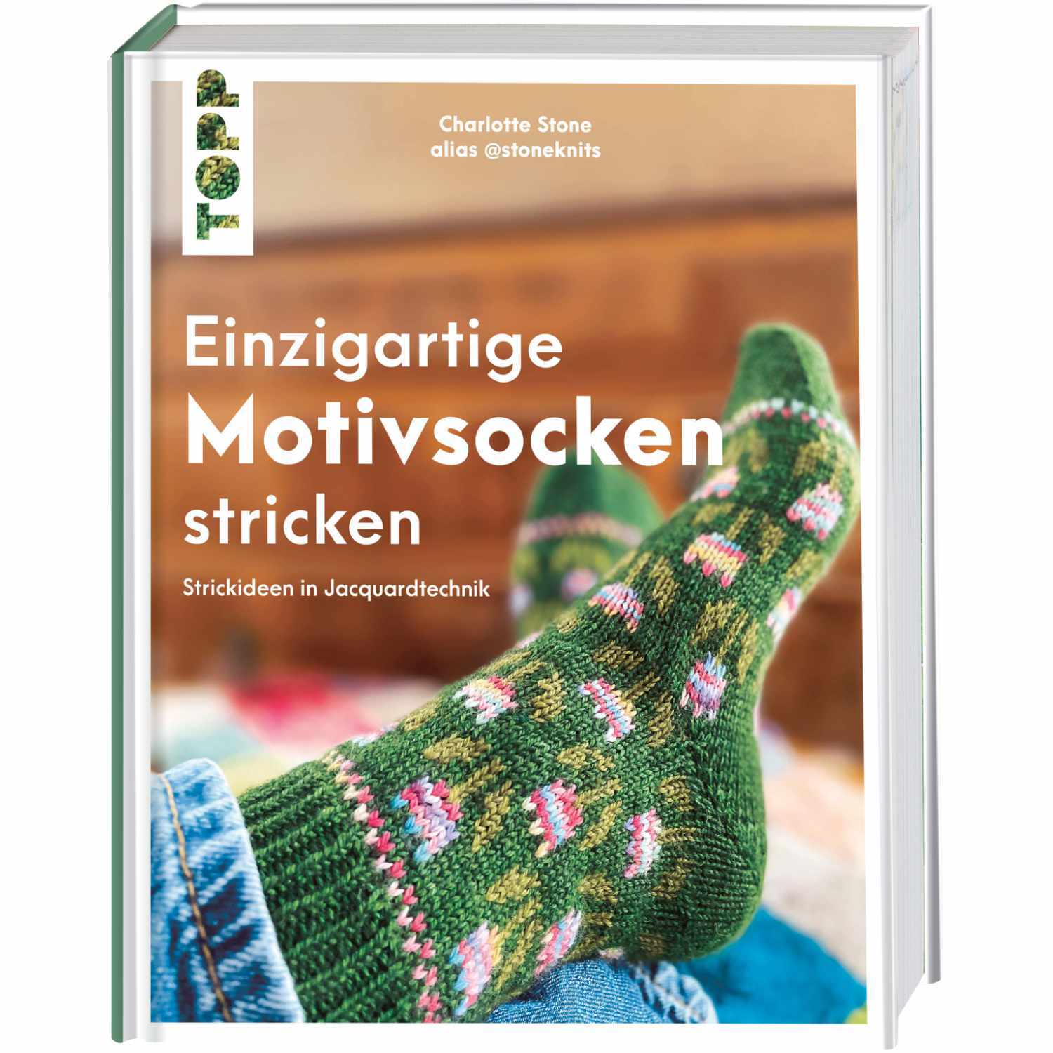 Einzigartige Motivsocken stricken