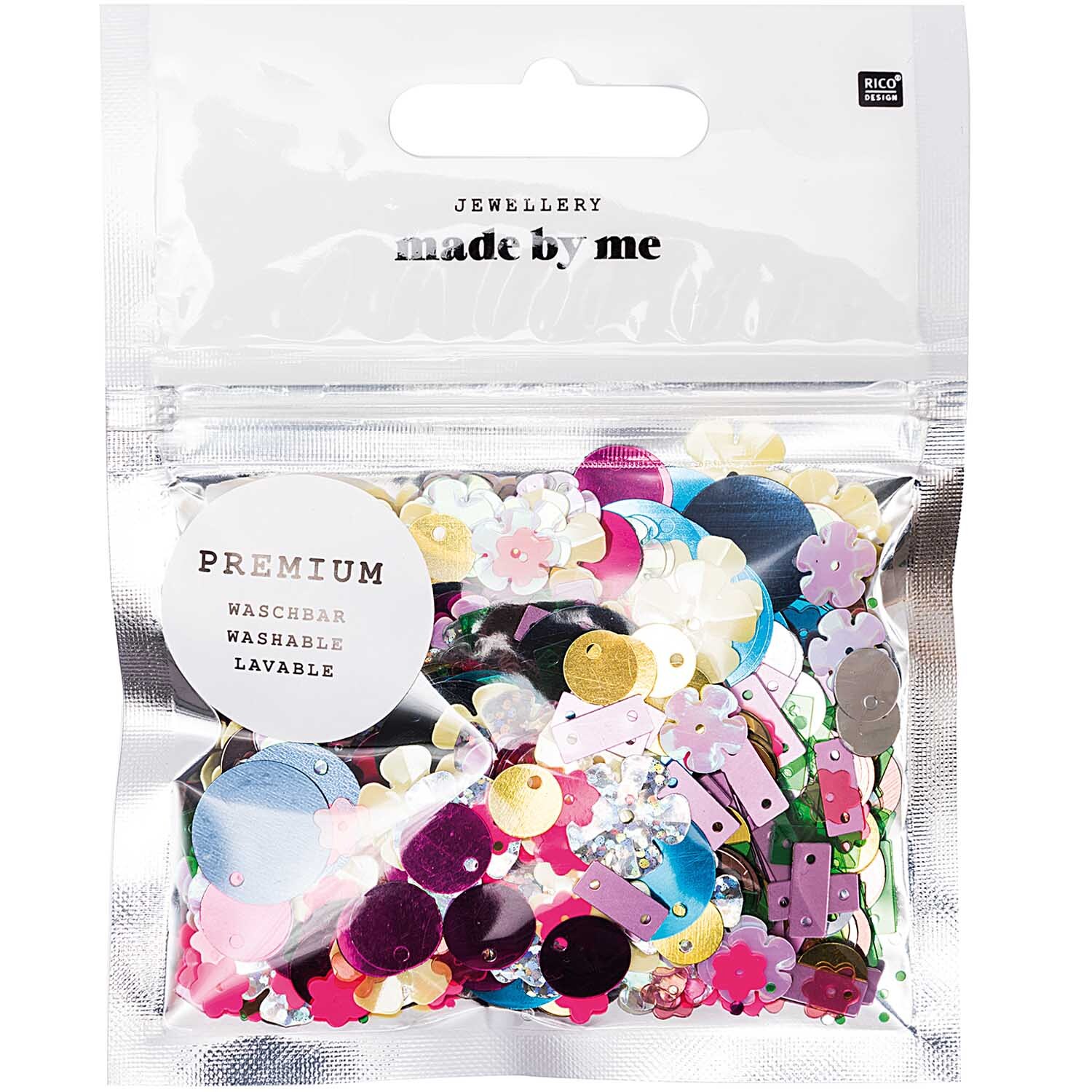 Pailletten-Set Formenmix multicolor 14g