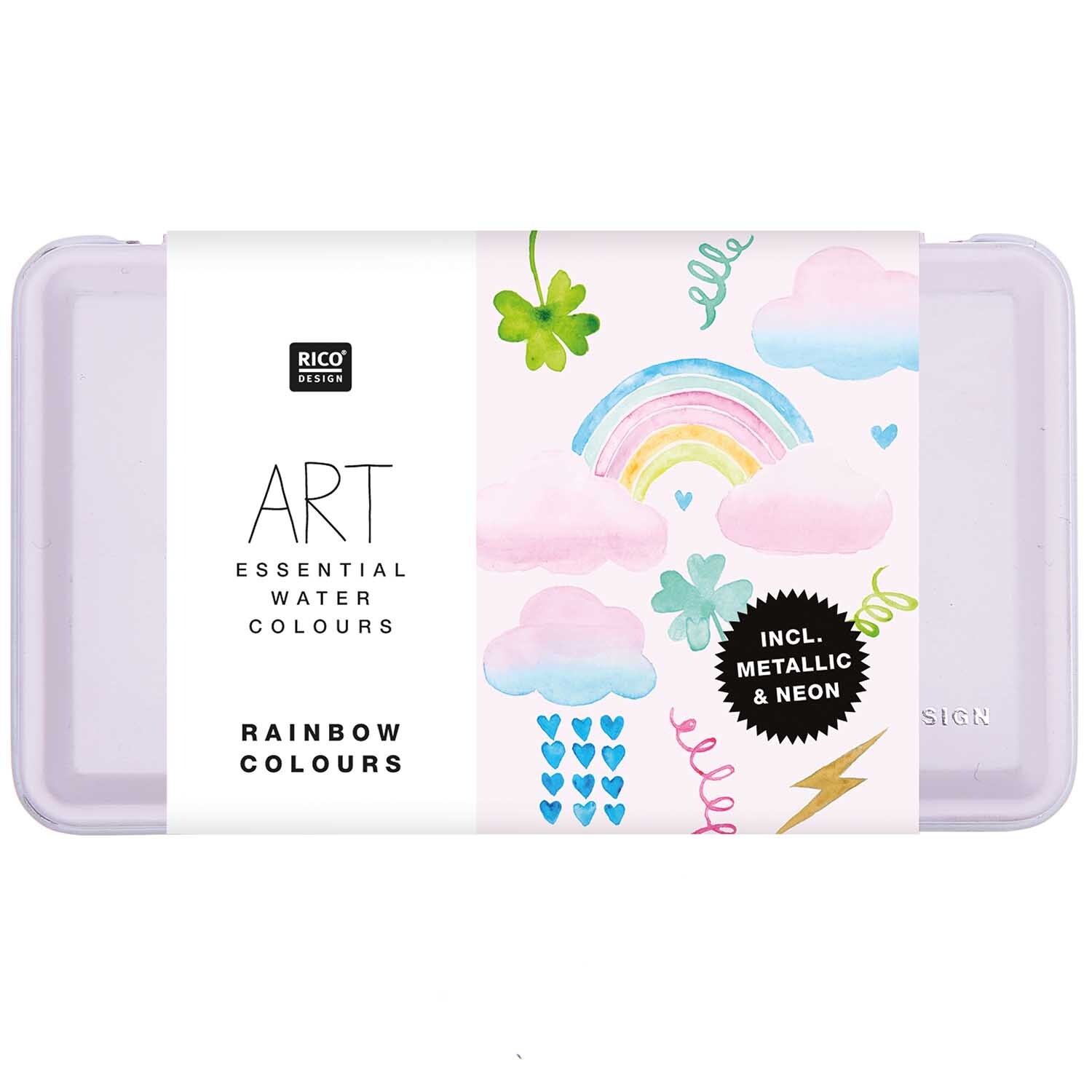 ART Essential Aquarellfarben Rainbow Colours 12 Farben