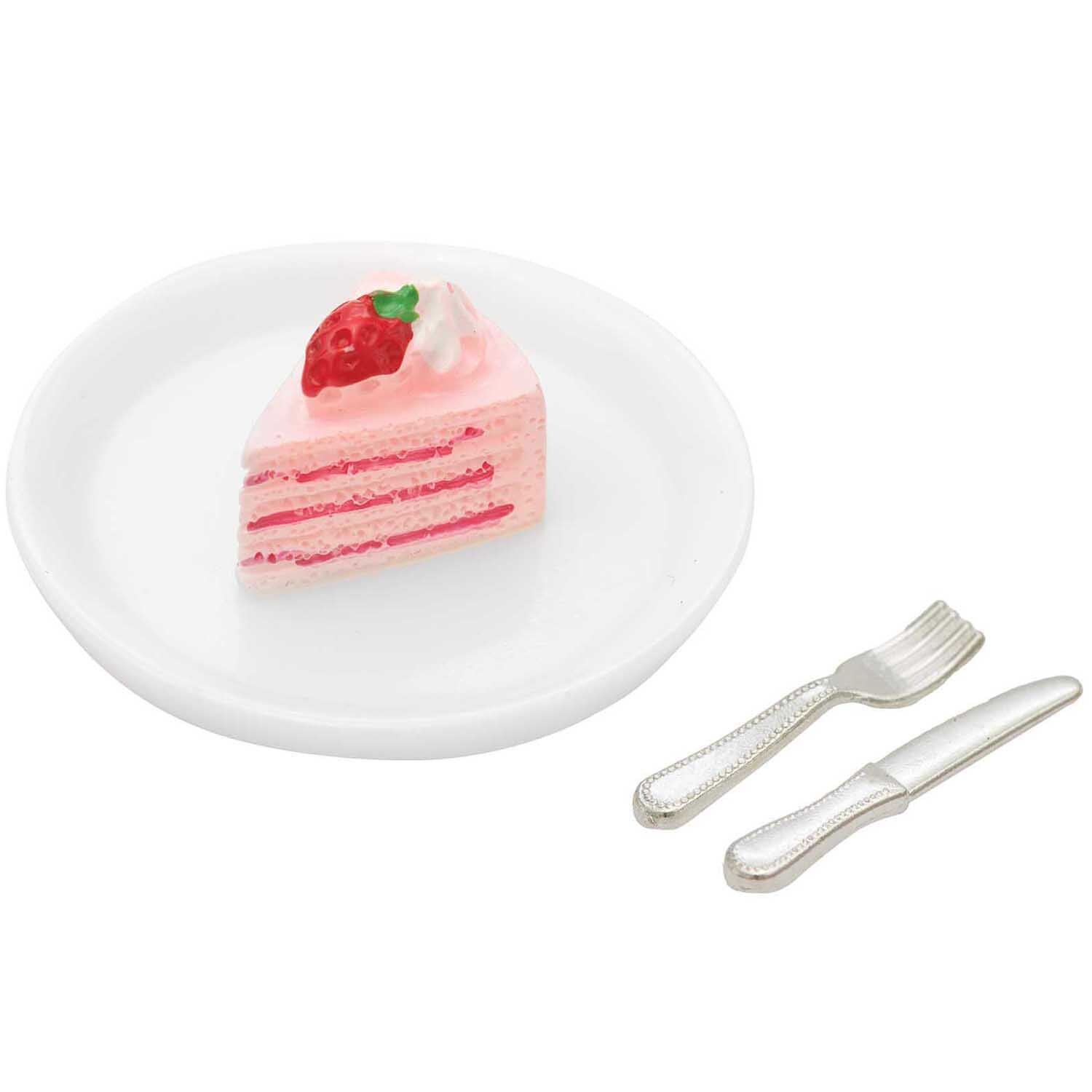 Miniatur Erdbeertorte 4teilig