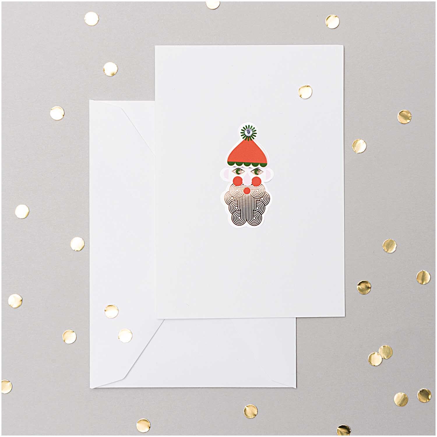 Paper Poetry 3D Sticker Nikolaus Hot Foil