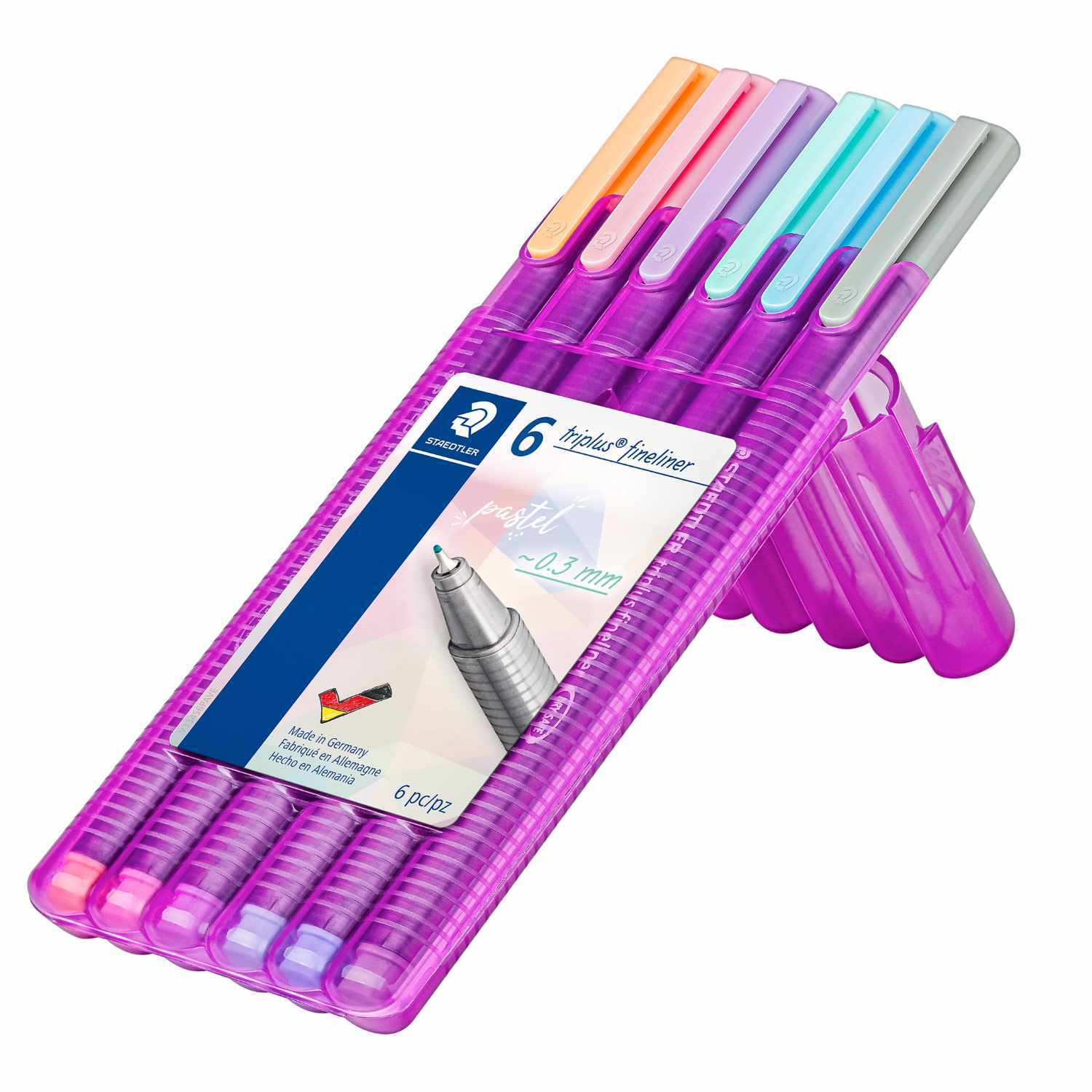 Staedtler 334 Fineliner triplus 6 Stück