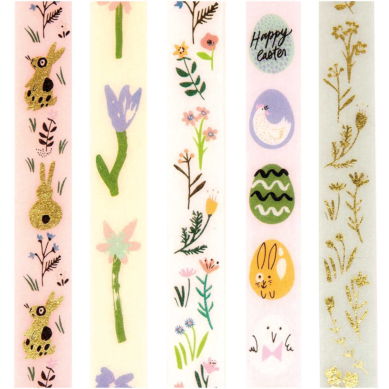 Paper Poetry Tape Set Bunny Hop 5teilig