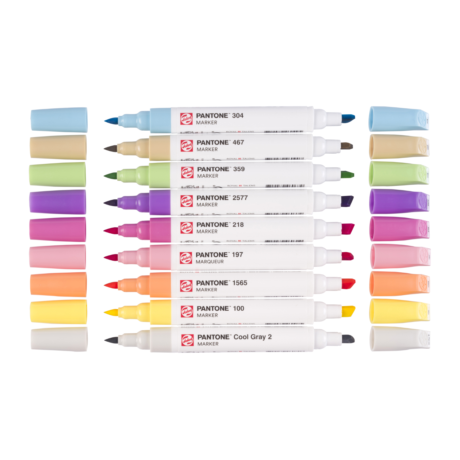 Talens | Pantone Marker Set 9teilig pastel