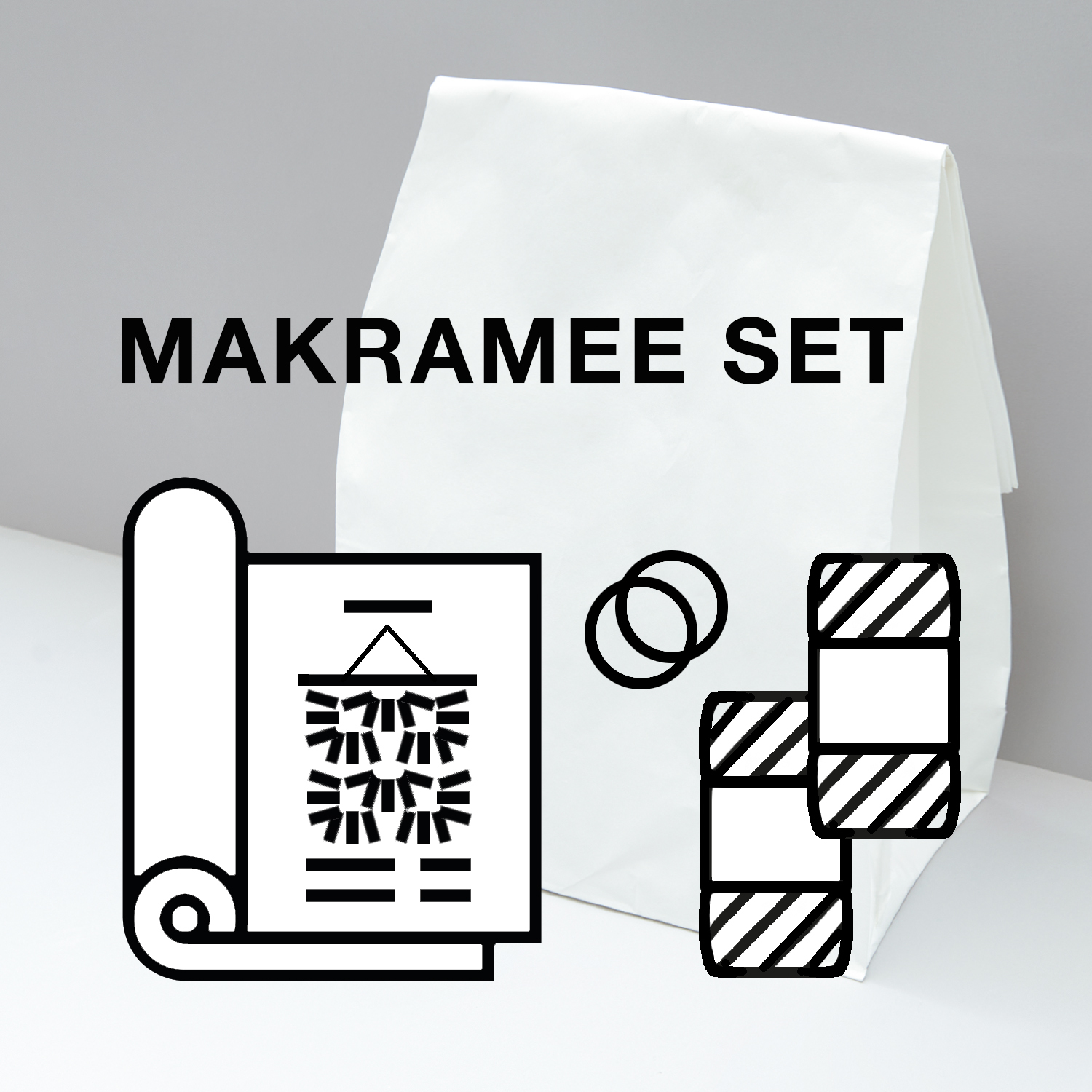 Makramee Set Mobilé aus Rico Macrame