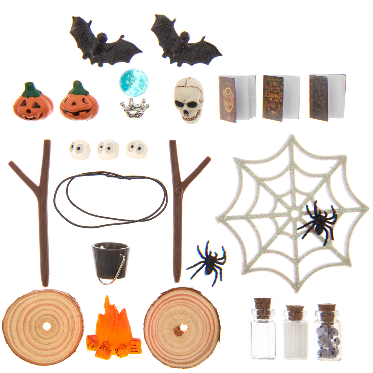 Miniatur Halloween Dekoration Set