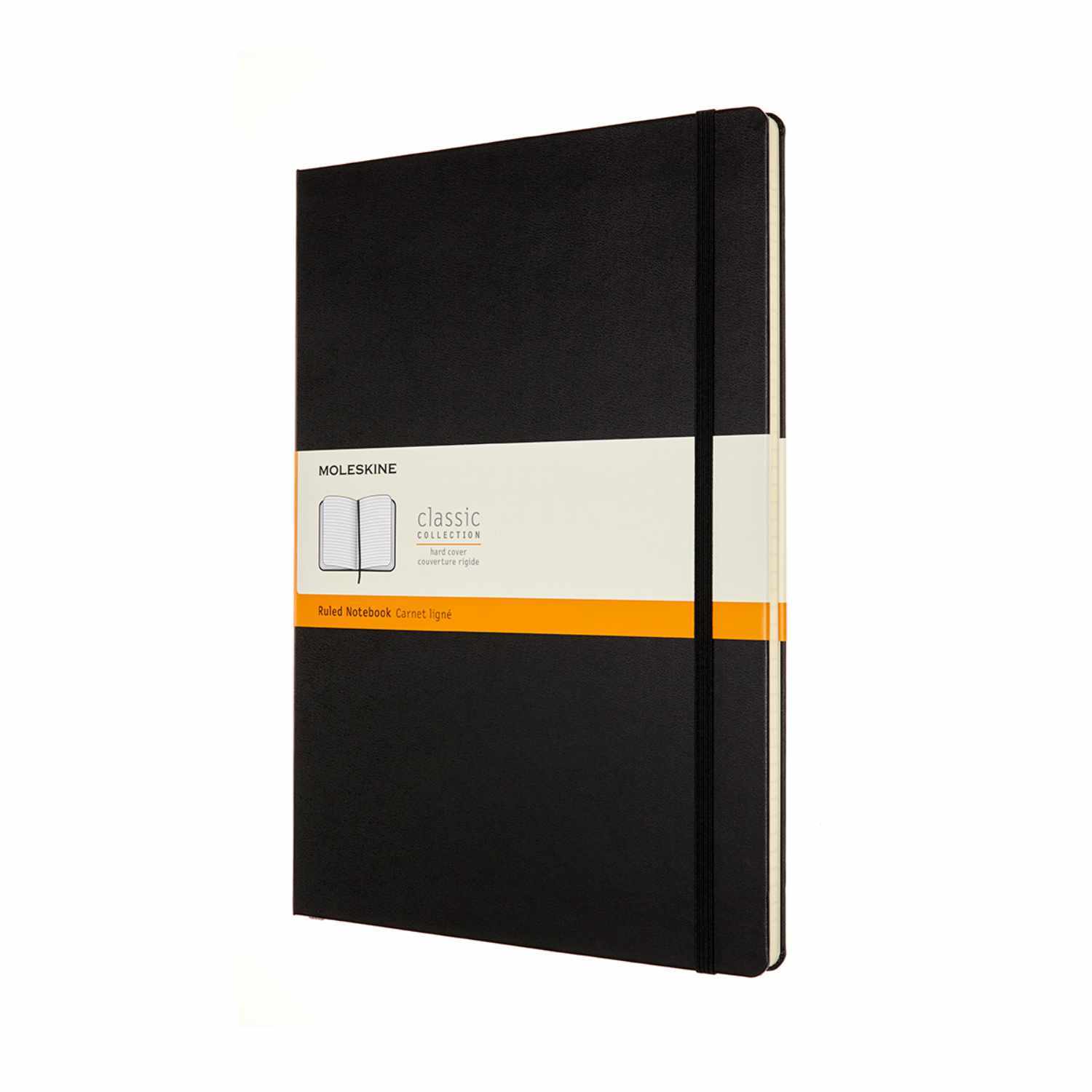 Notizbuch liniert Hard Cover schwarz A4