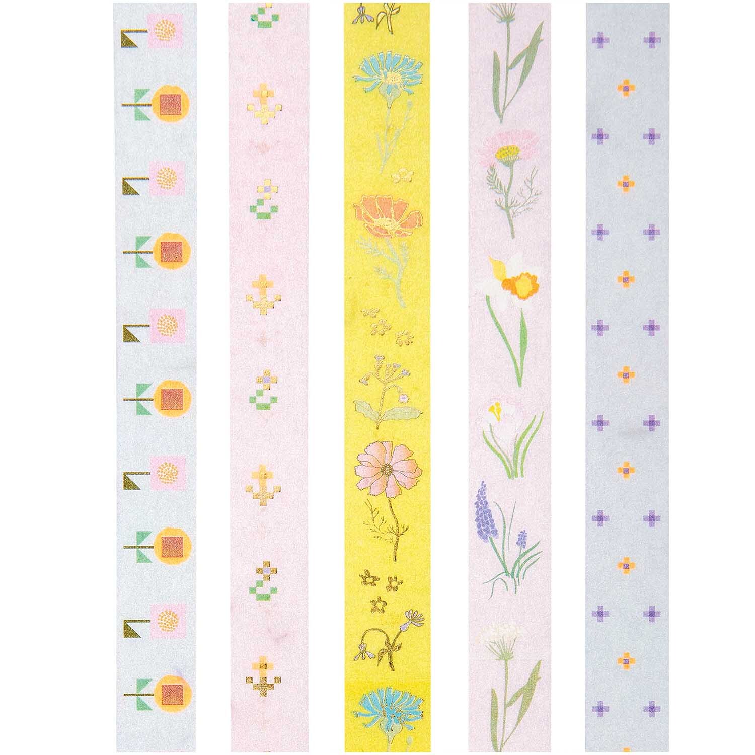 Paper Poetry Tape Set Futschikato Blumen