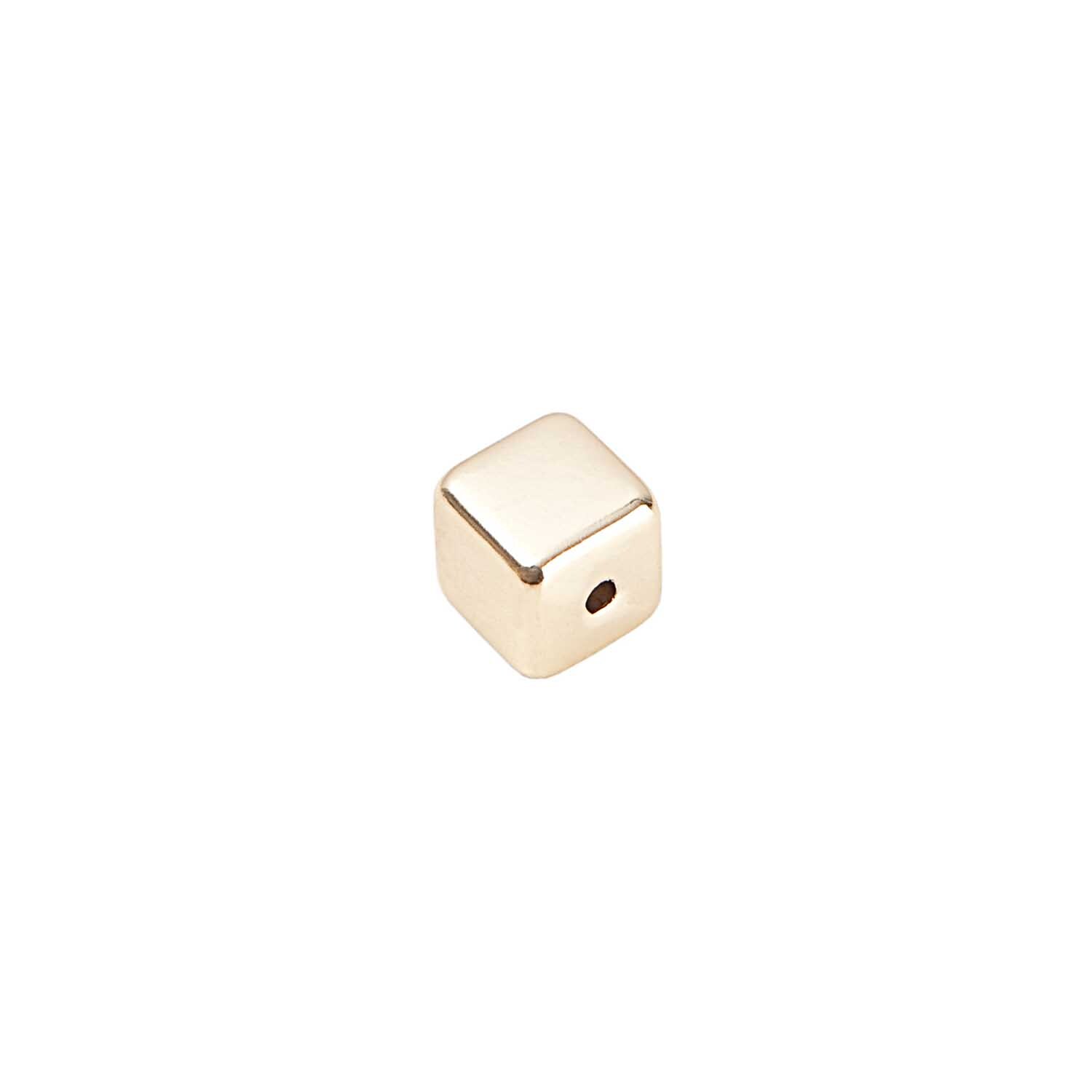 Würfel gold 6x6mm 45 Stück