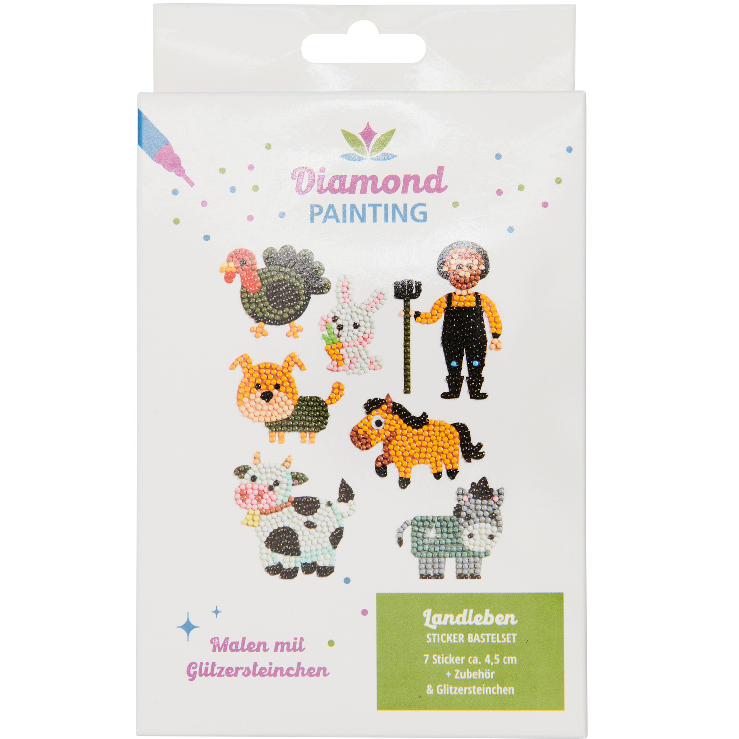 Diamond Painting Sticker Landleben