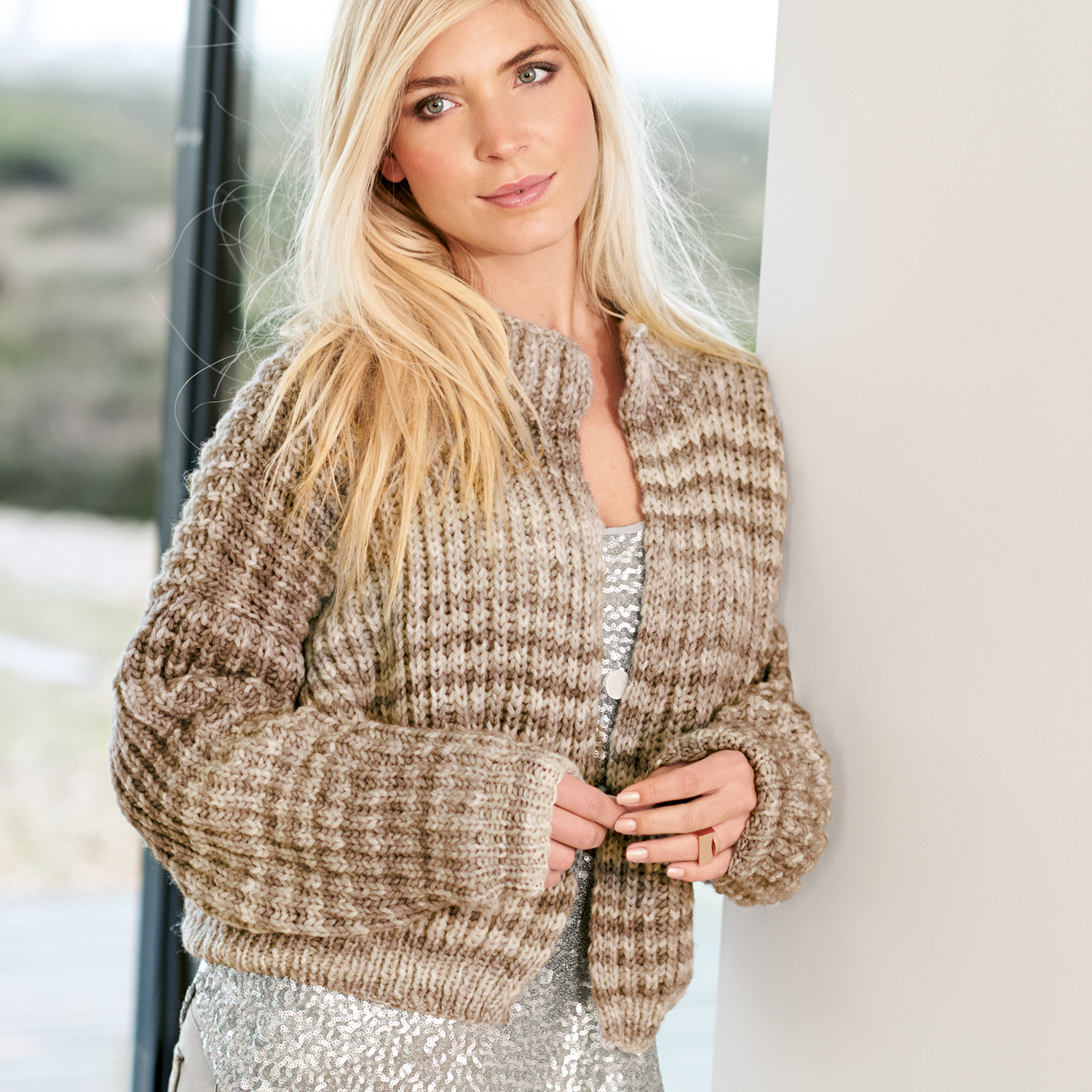 Strickanleitung Jacke aus Creative Light Melange