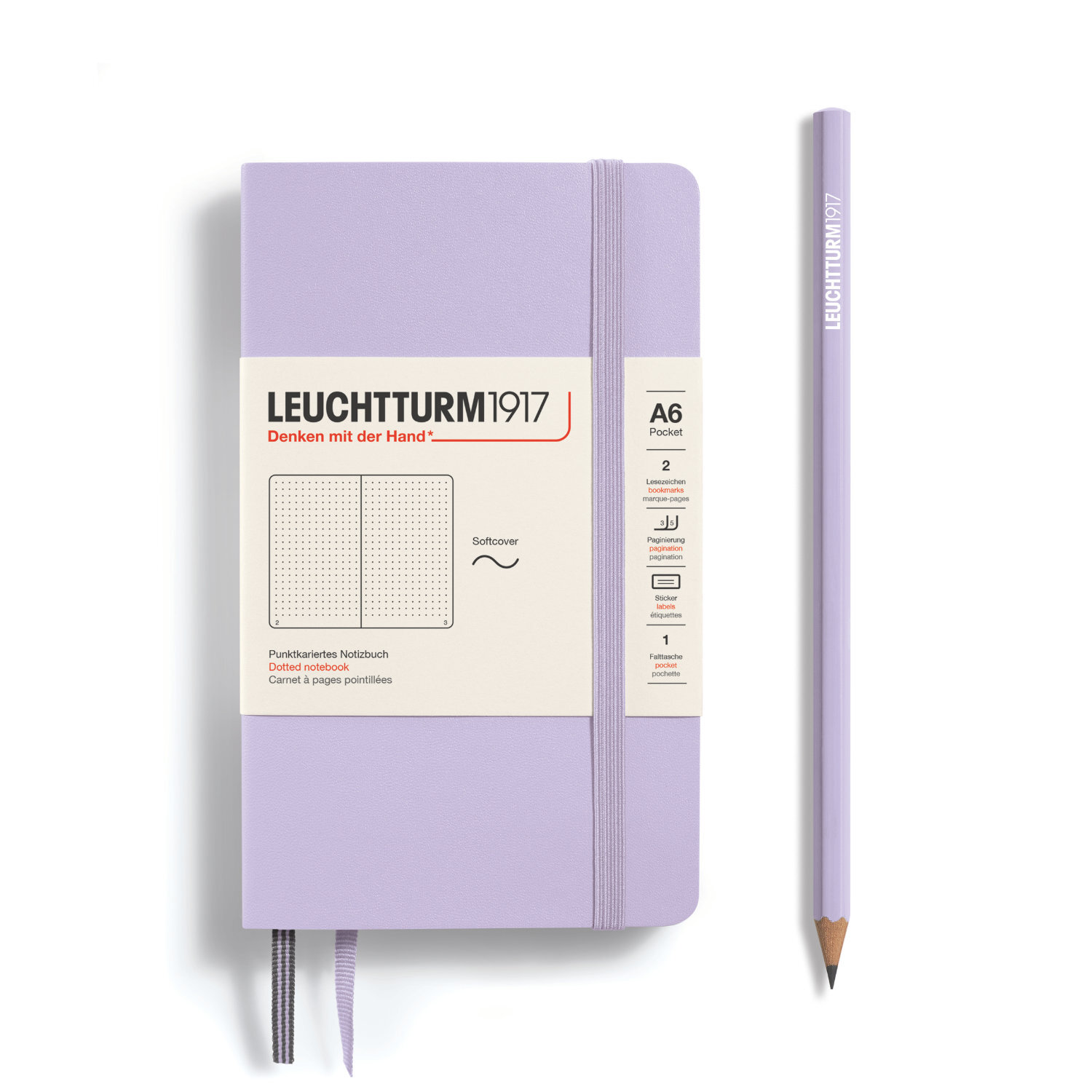 Notizbuch Pocket dotted Softcover A6