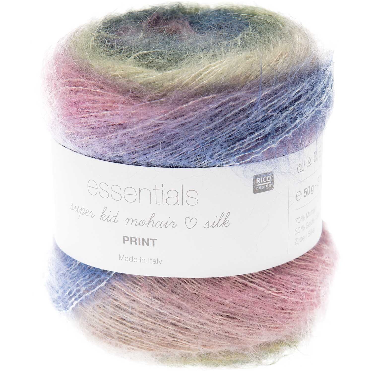 Essentials Super Kid Mohair Loves Silk Print