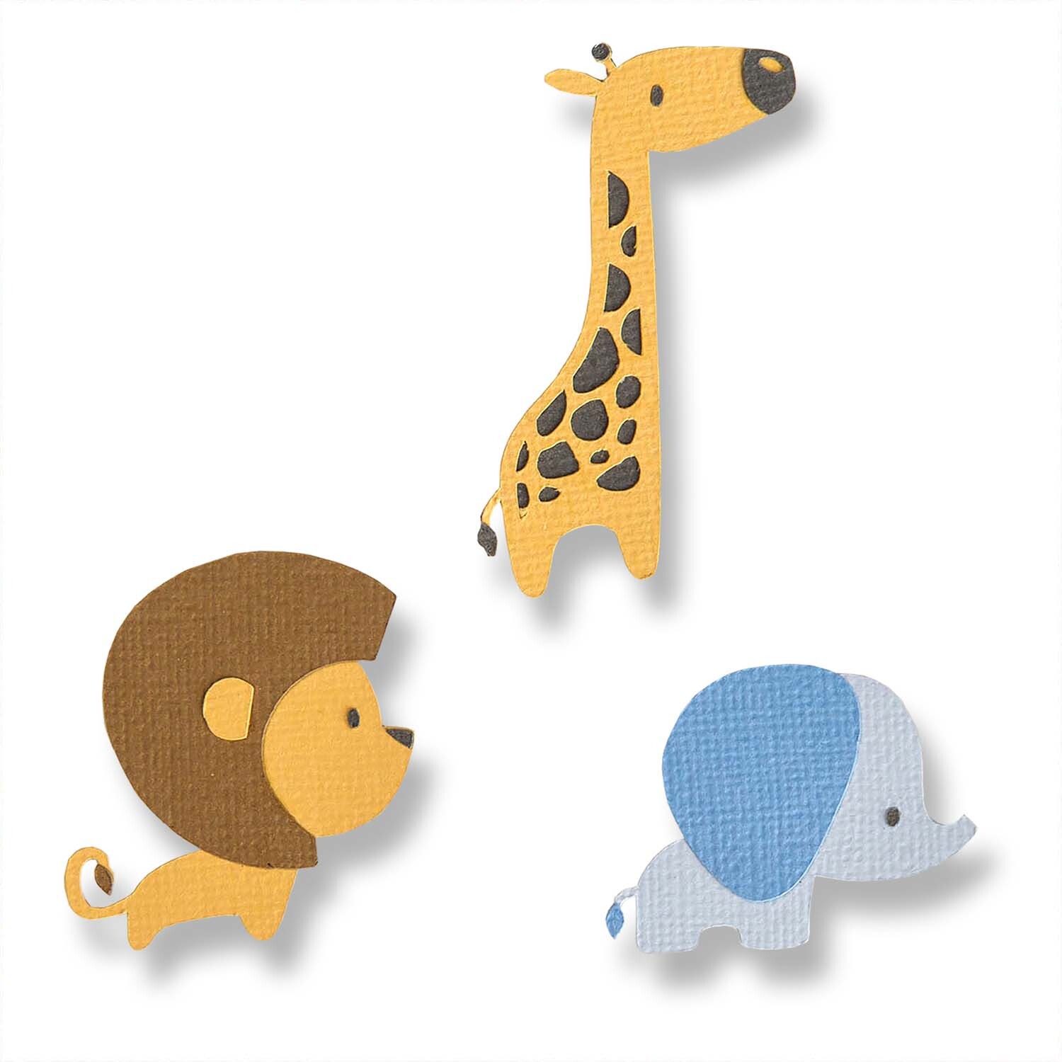 Thinlits Die Set Baby Jungle Animals by Jordan Caderao