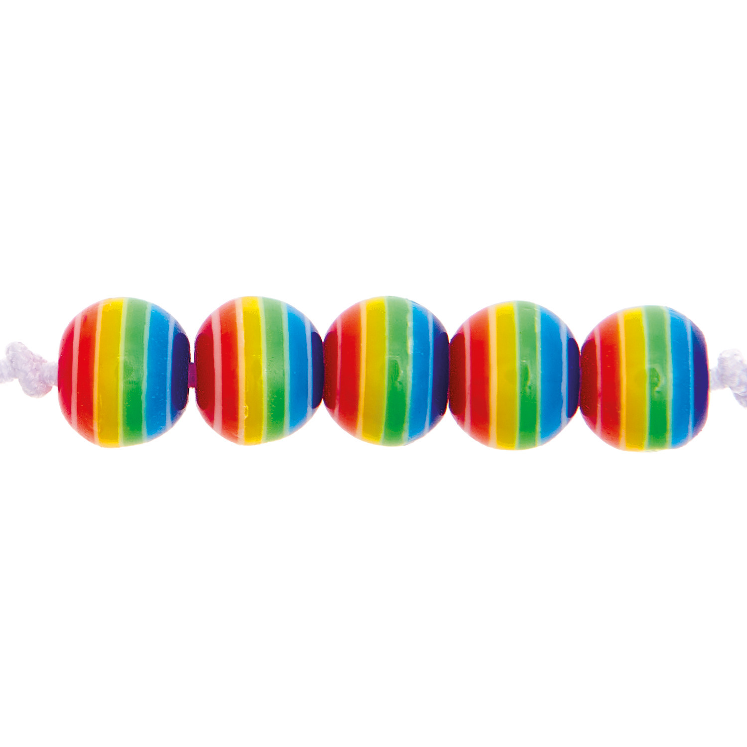 itoshii Regenbogen Perlen 6mm 80 Stück