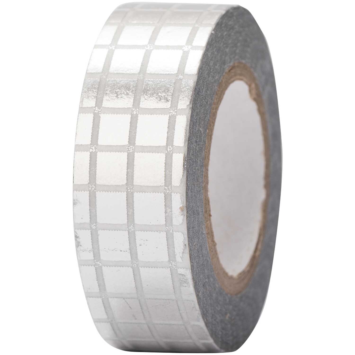 Paper Poetry Tape Gitter silber 15mm 10m Hot Foil