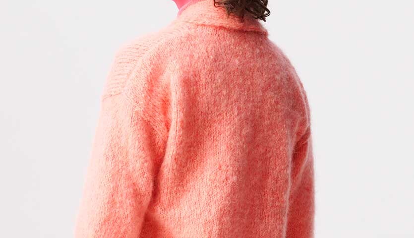 Strickanleitung Jacke aus Fashion Mohair Merino chunky und Creative Make It Neon