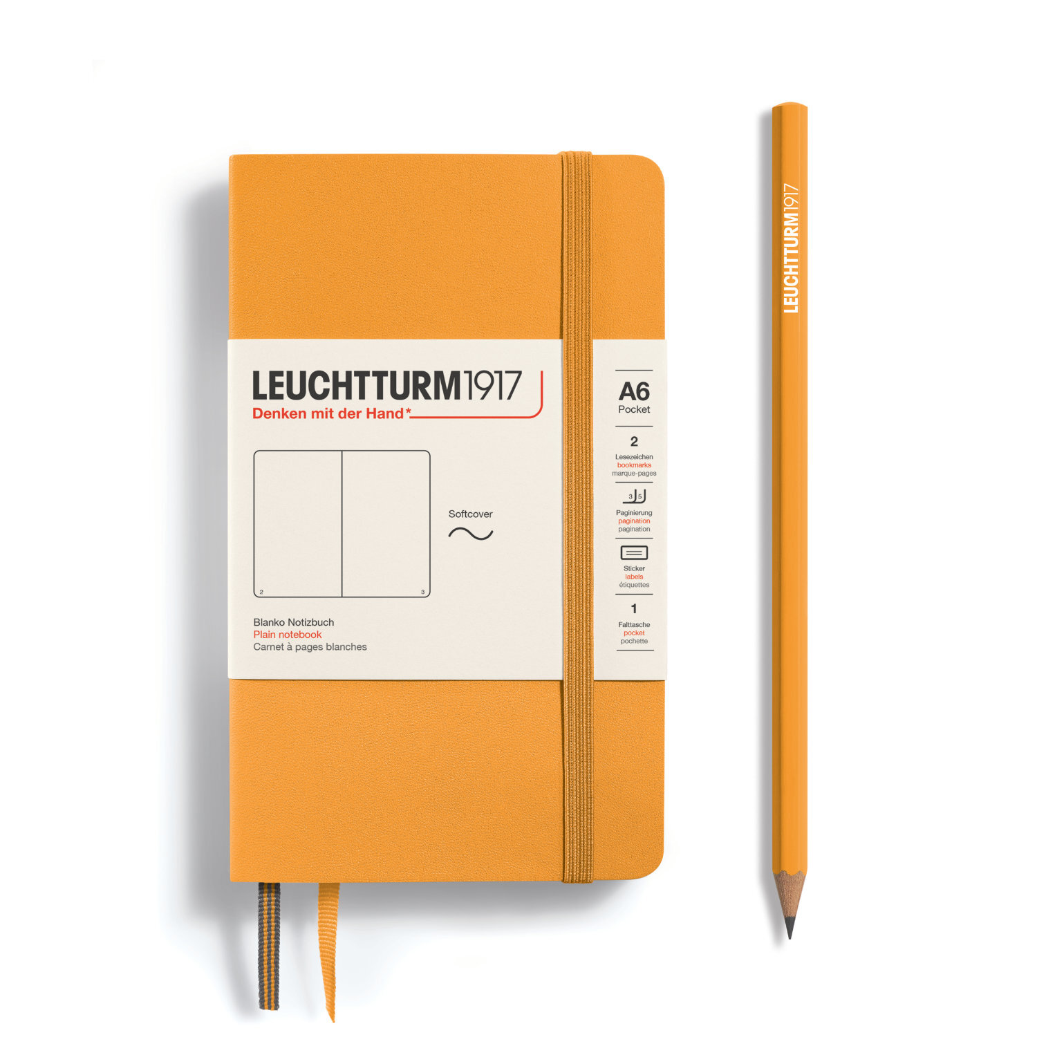 Notizbuch Pocket blanko Softcover A6