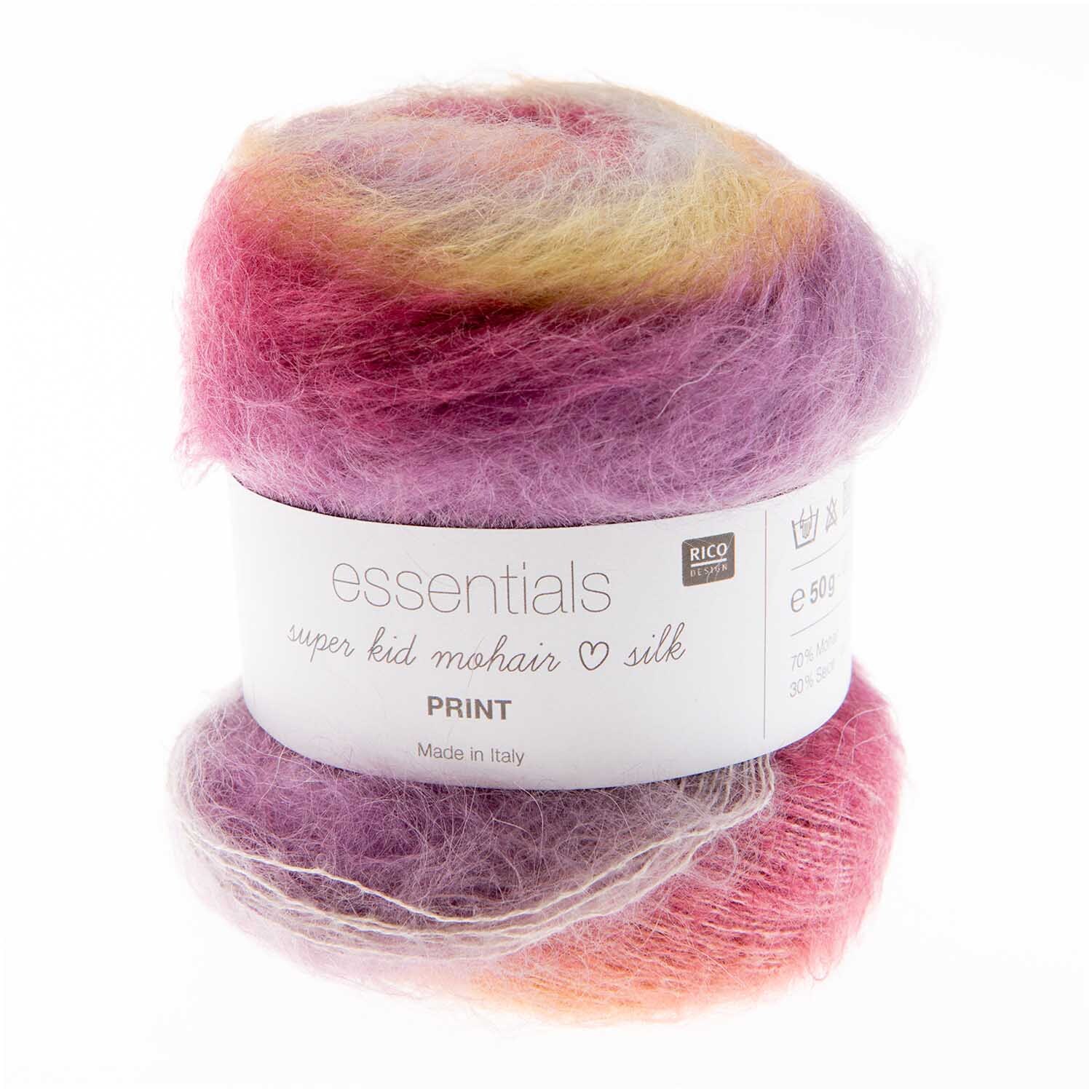 Essentials Super Kid Mohair Loves Silk Print