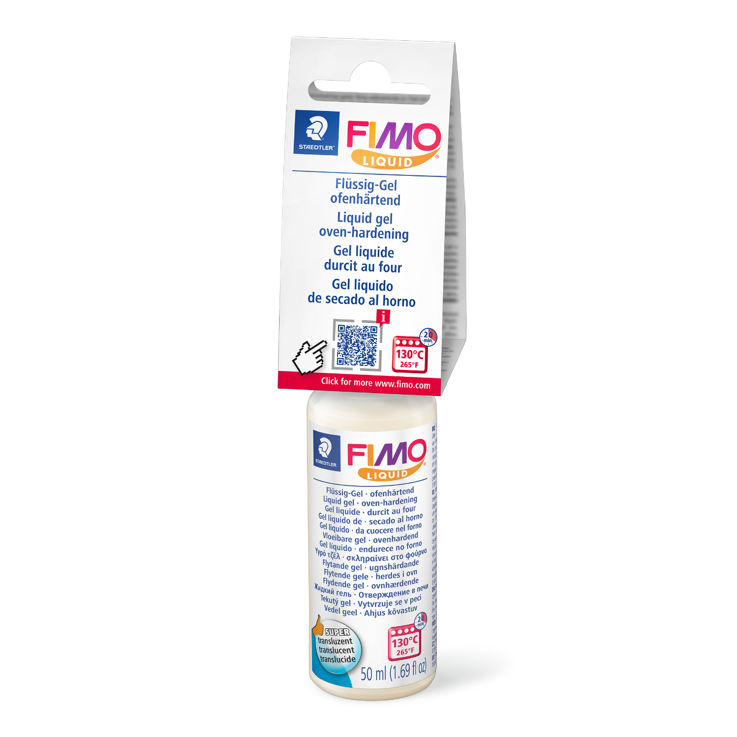 FIMO Liquid ofenhärtendes Modelliergel transparent 