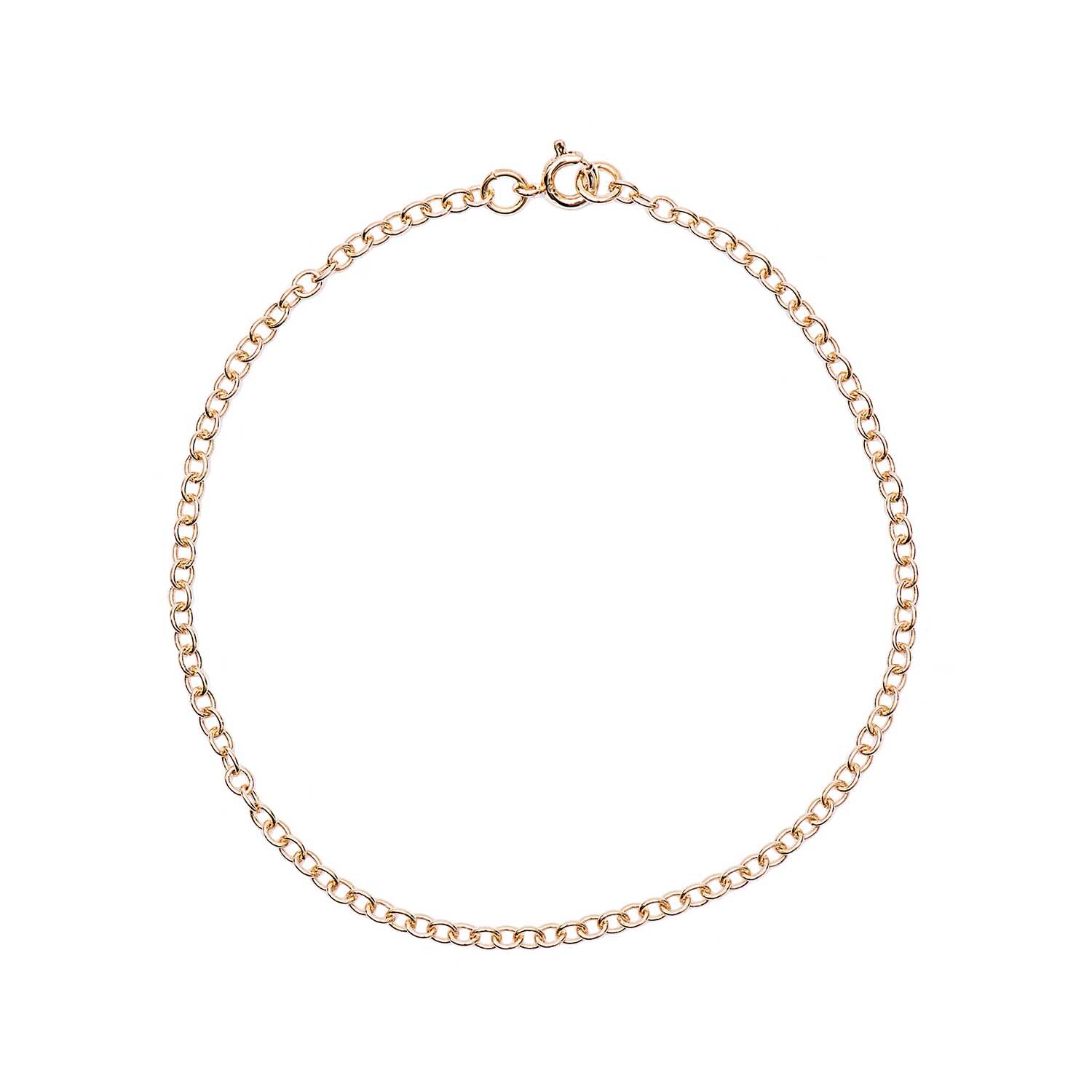 Gliederarmband gold 22cm