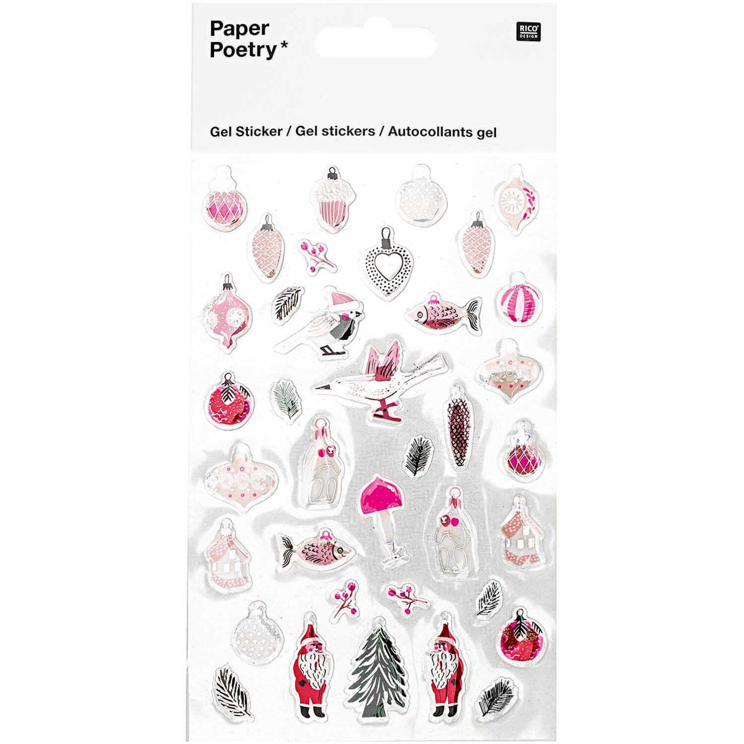 Paper Poetry Gelsticker Nostalgic Christmas pastell