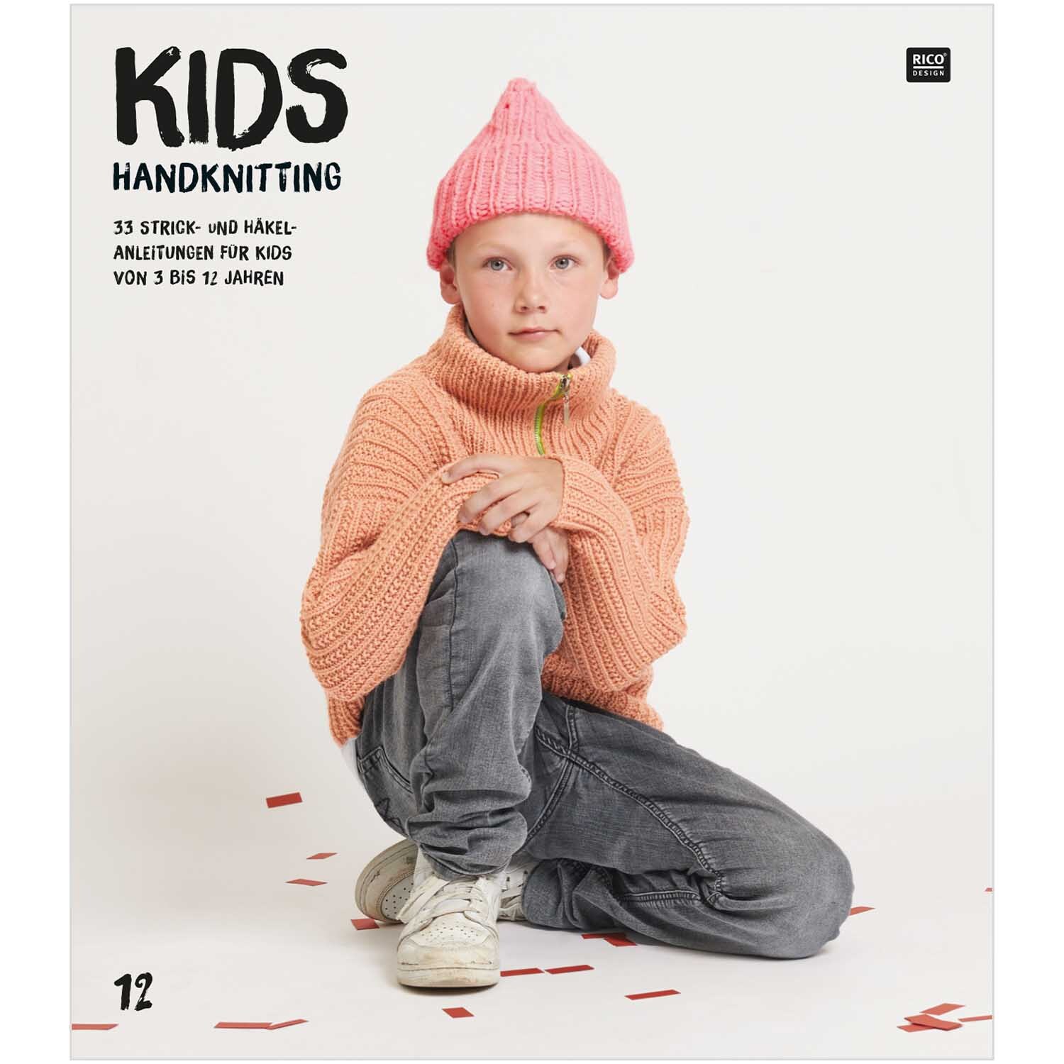 Strickset Pullover Modell 11 aus Rico Kids 12 aus Essentials Soft Merino aran