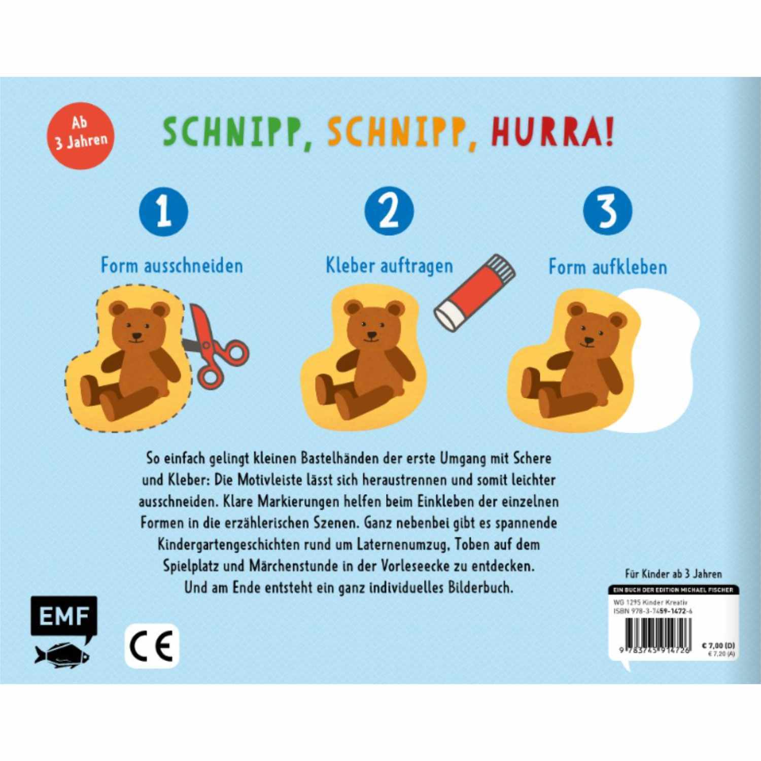 Schnipp, schnipp, hurra! Mein erstes Papierschneidebuch - Im Kindergarten