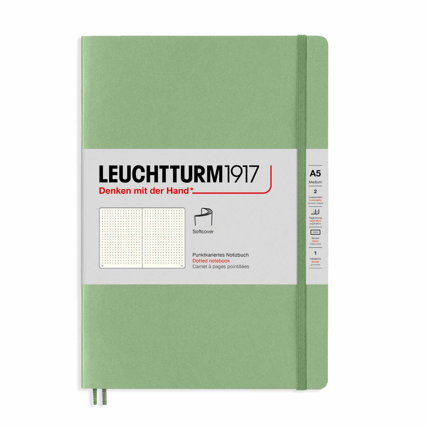 Notizbuch Medium dotted Softcover A5