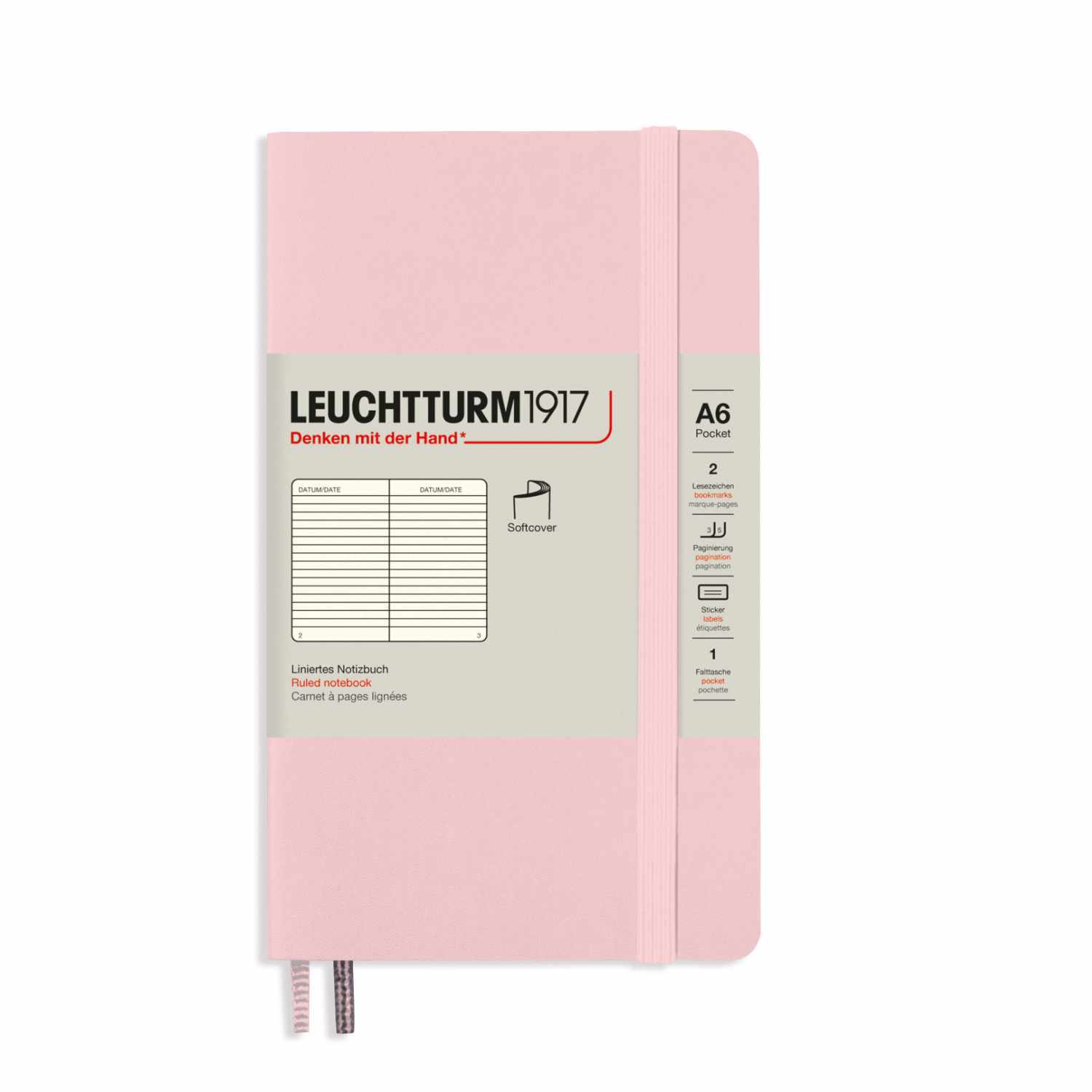 Notizbuch Pocket liniert Softcover A6