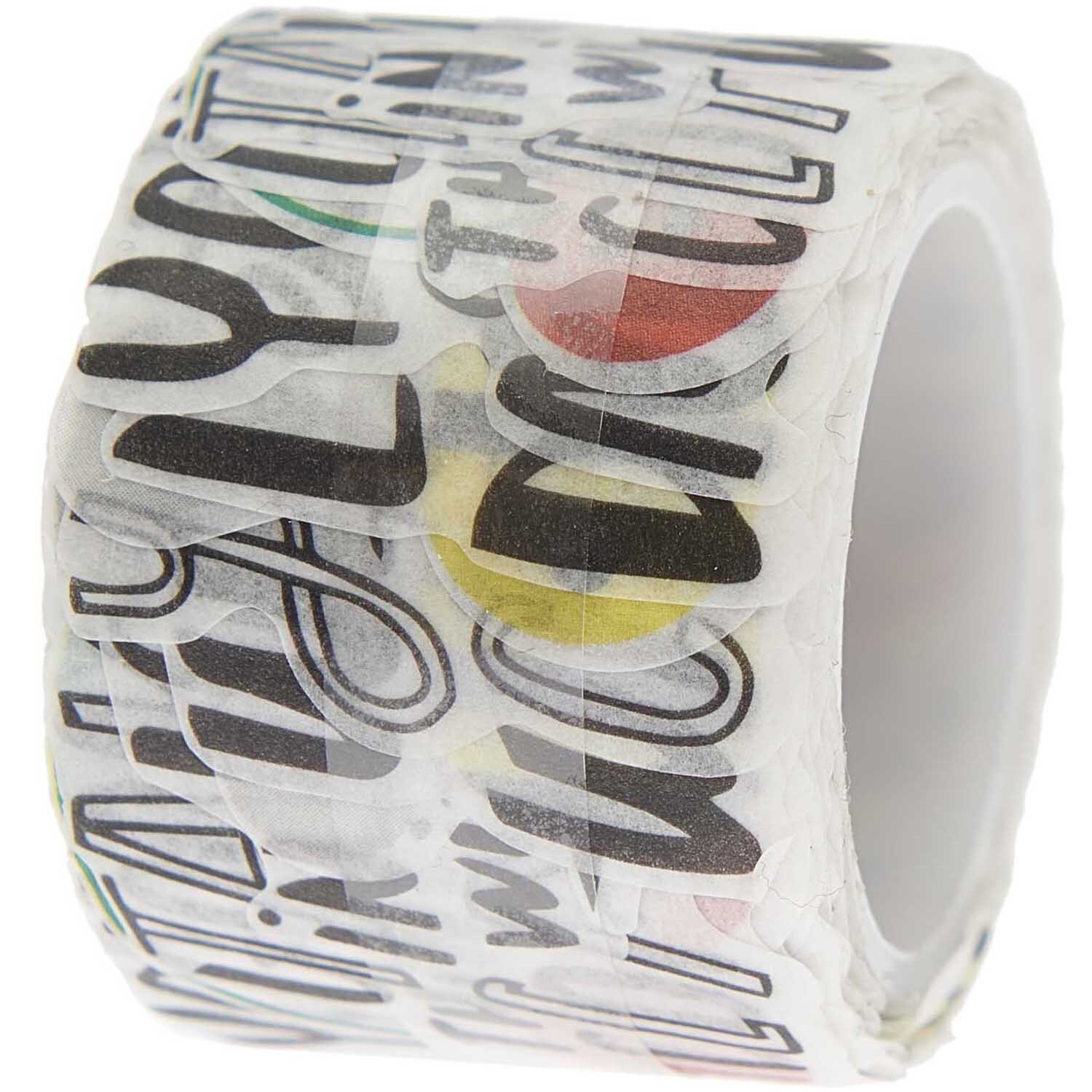 Paper Poetry Washi Sticker Typo 200 Stück