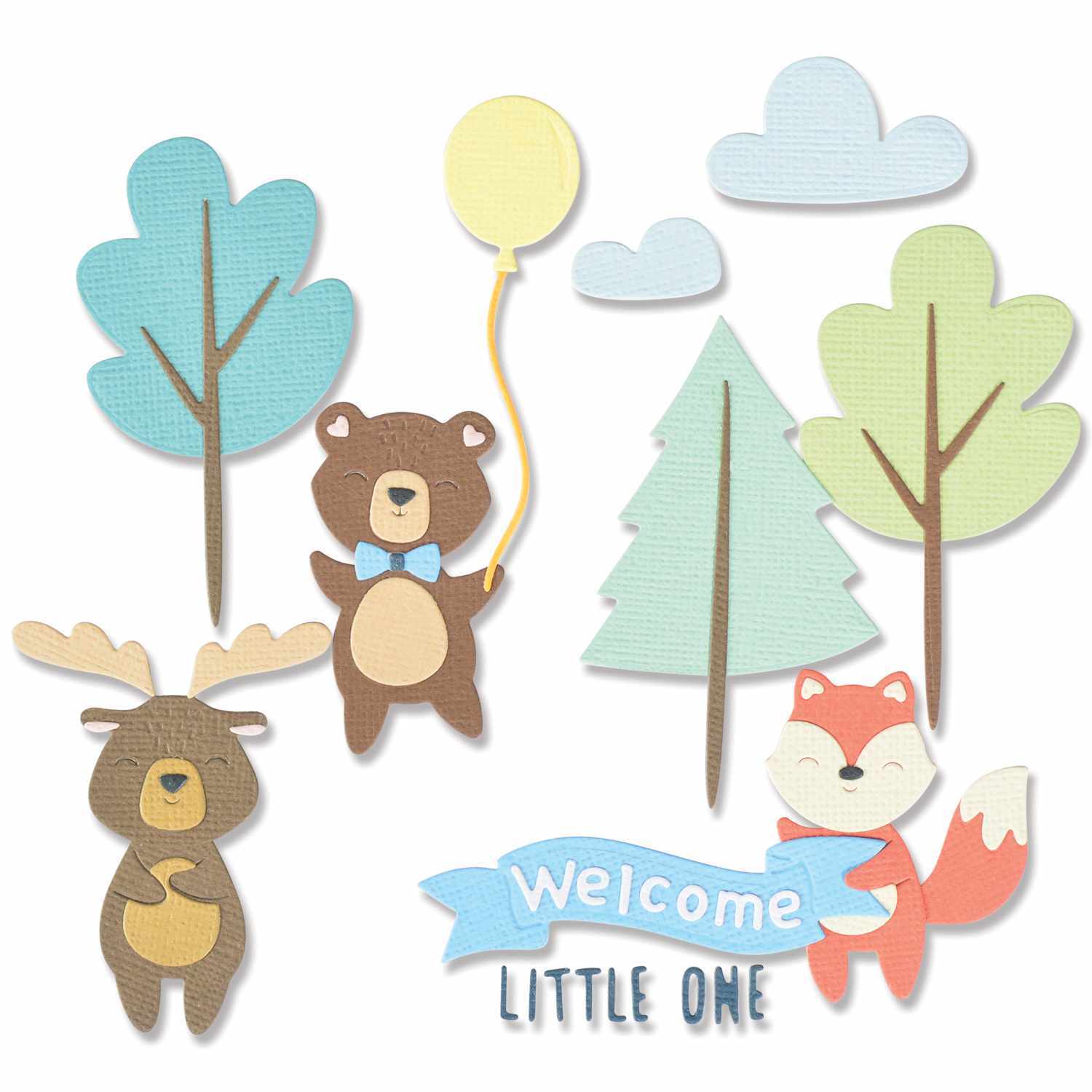 Thinlits Die Set Woodland Baby by Jennifer Ogborn