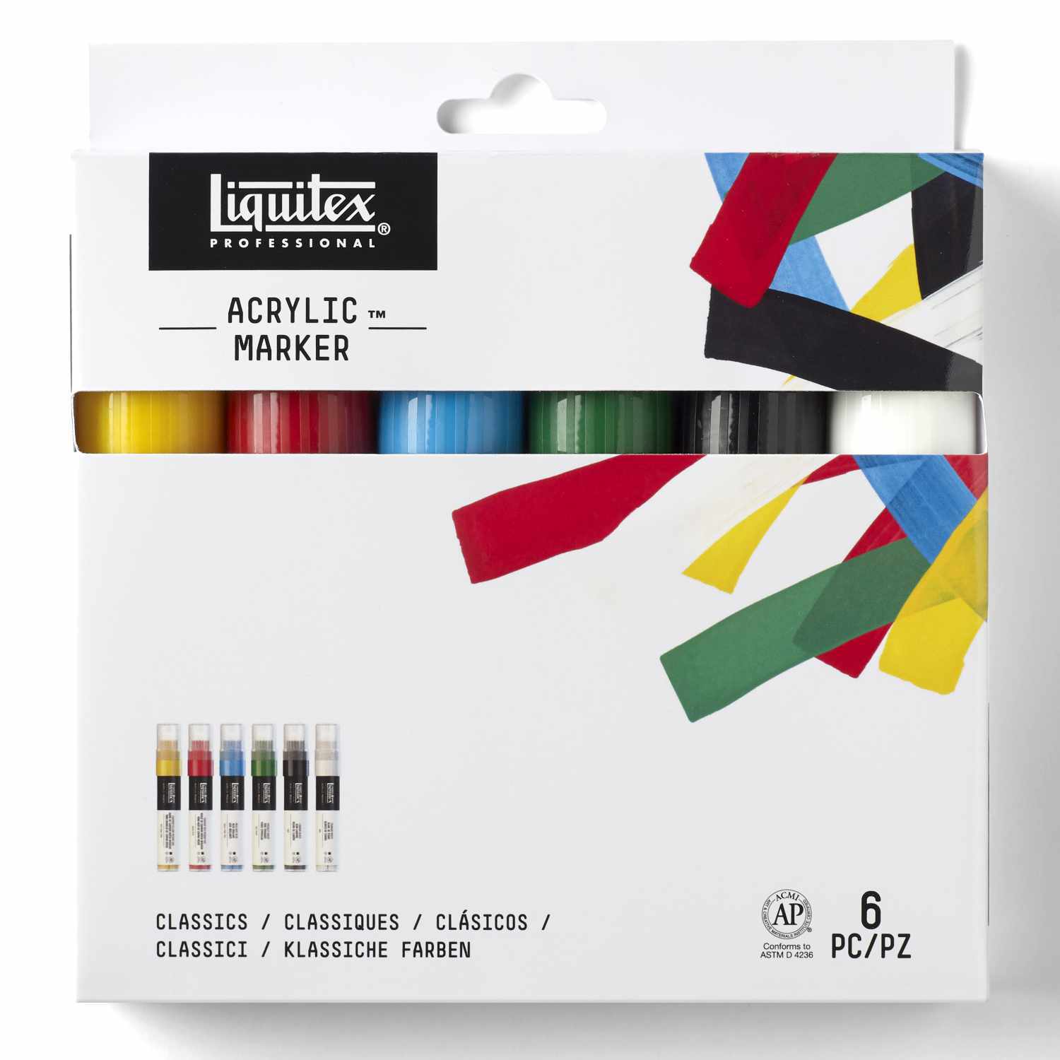 Paint Marker Set breit 6 Stück