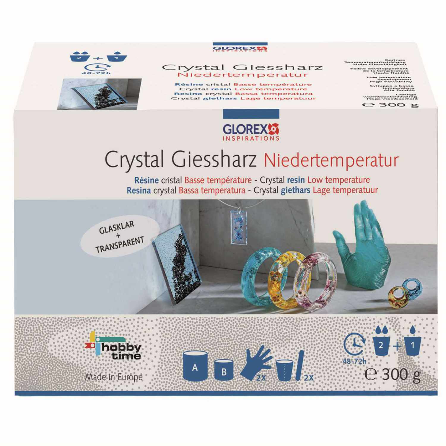 Crystal-Gießharz Niedertemperatur