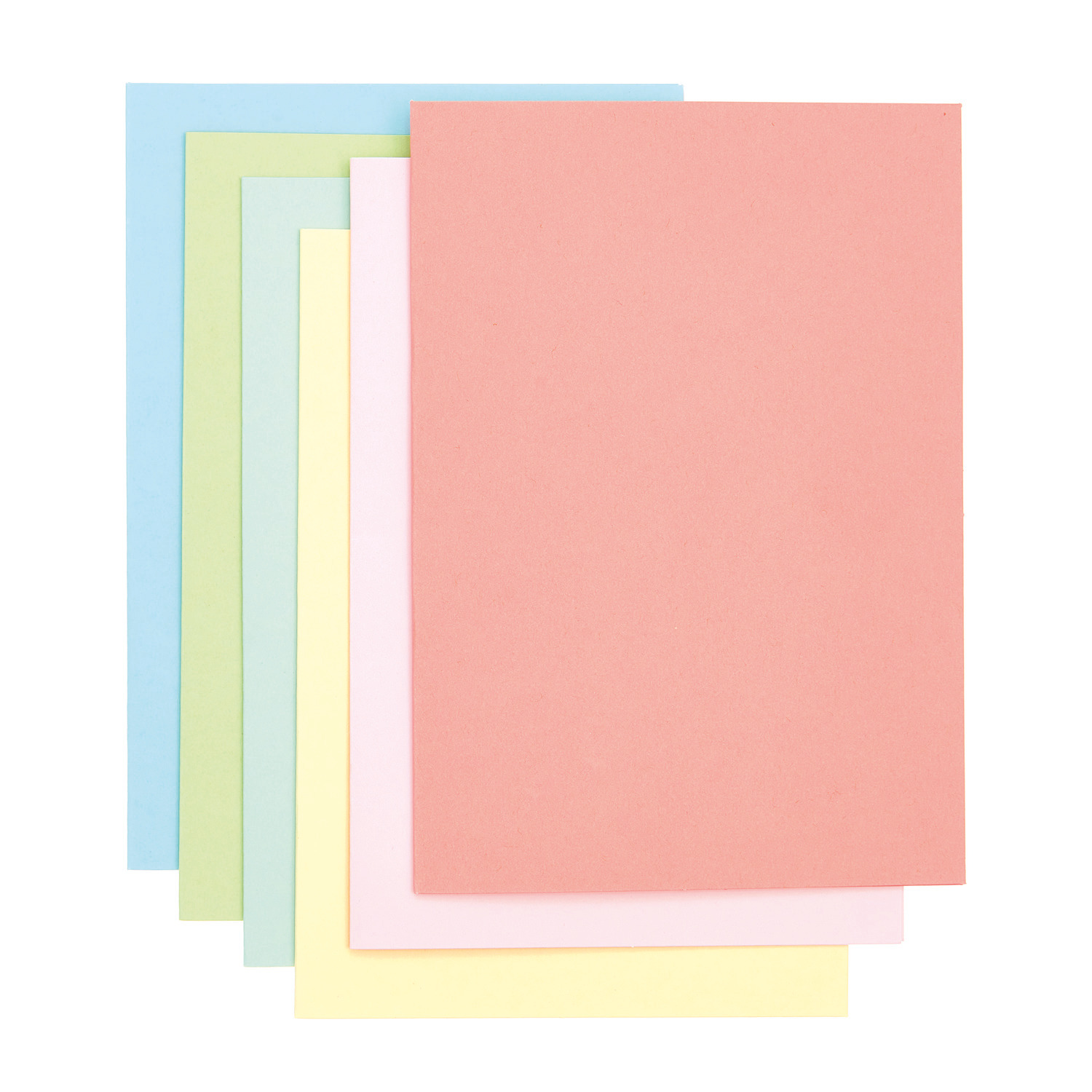 Paper Poetry Kartenset Rainbow pastel C7/A7 28teilig